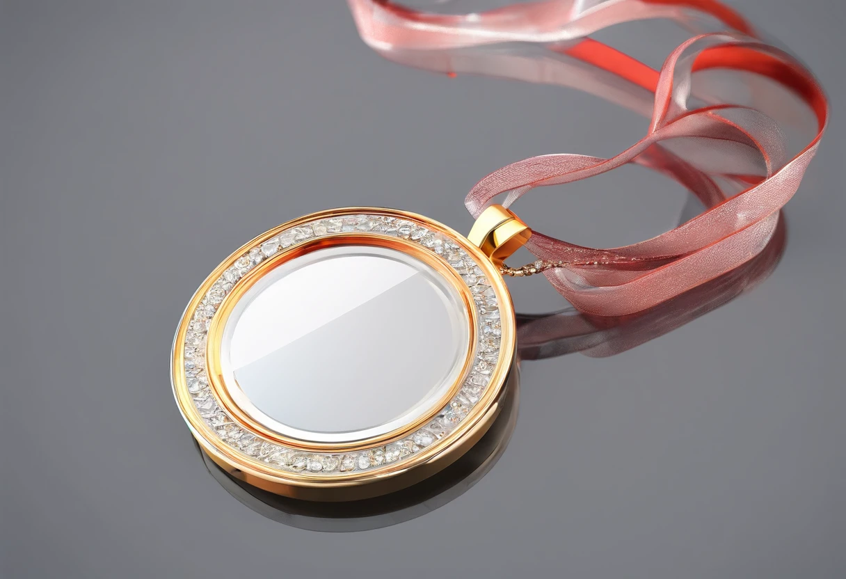 Glass round medal。 Acrylic crystal