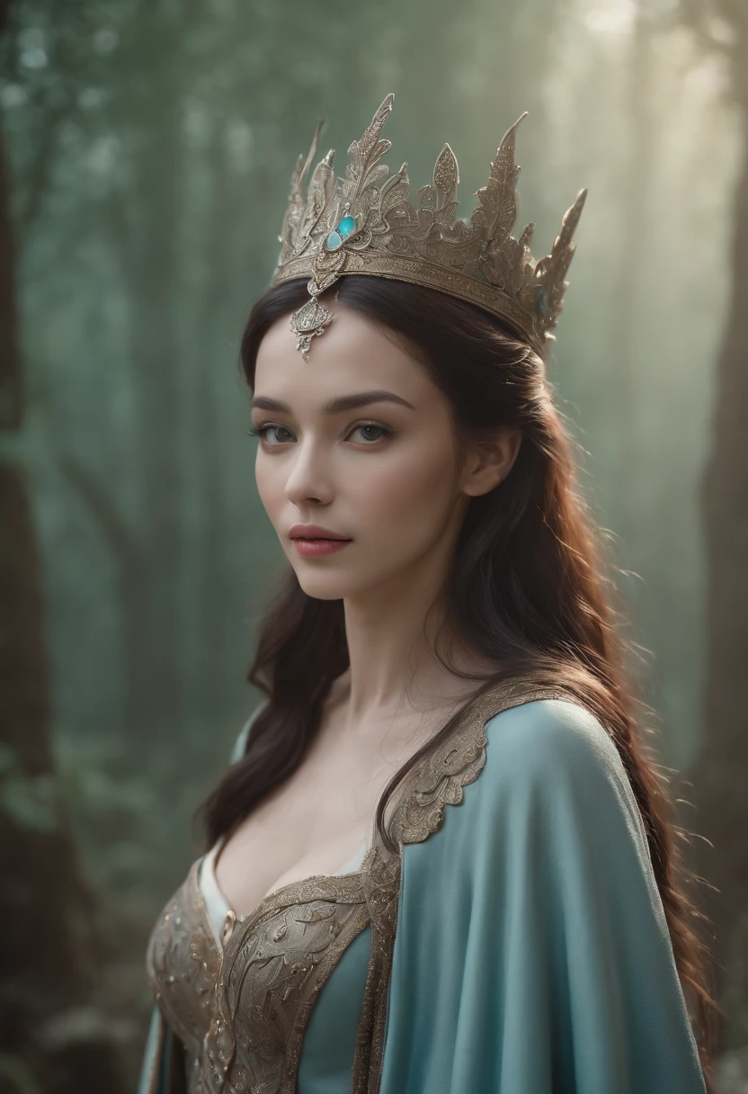 (((of the highest quality: 1.4))), ,(very intricate:1.3)(Unprecedented masterpiece), (hyper HD),(Surrealist 8K CG),(actionpose), (dark shot: 1.4), beautiful female witch, The most fascinating in the world,(Intricate wizards, gorgeous magician robes and hats, Cape Verde, :1.1), Realistic details water eye, 8 Life size, Fishy body,(Magical mysterious background, mistborn, Faint darkness), The tree々Transmitted light increases the depth of the image, (cinematic ligh, teal, de cor laranja: 0.85), (pastel colour, faint colors, in pastel shades: 1.3), Low saturation, (hyper-detailing: 1.2), (Therefore: 0.4), , perfect anatomia