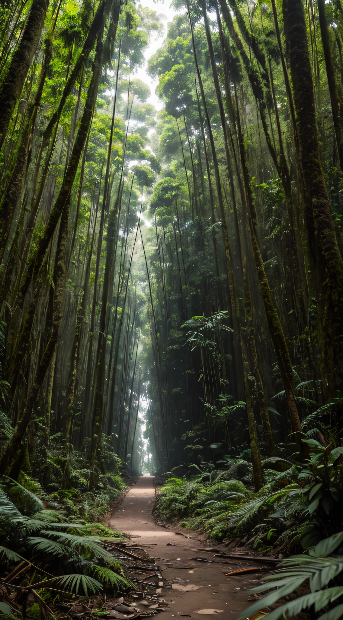 Visualize the dense and mysterious Peruvian forest surrounding Unit 6."