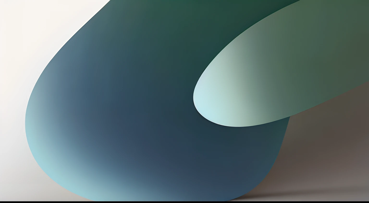 Minimalist solid color map,Curve embellishment,Blue-green gradient,The picture should not be dull