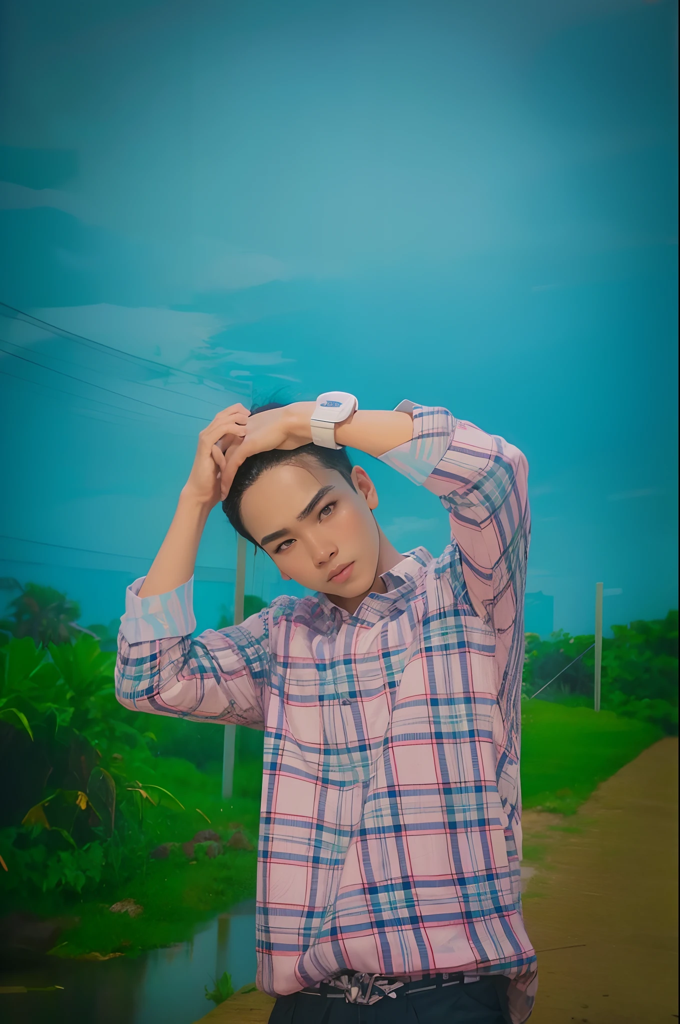 Imagine this is photo realistic face and ultra HD quality and gameng room and sunlight table