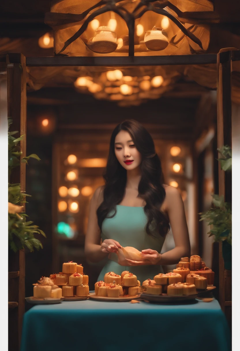 4K,Commercial shooting, Shoot from a retro perspective,during night,Huge Full Moon,A small amount of smoke,The main object is a bottle of coconut milk,A small amount of Cantonese egg yolk mooncakes, Mooncake size, poster for, Fresh style background, , Booth lighting, Attractive, photorealistic colors, Ultra HD,tmasterpiece,romanticism lain,anaglyph, Atmospheric perspective, Ray tracing, Minimalism, Ray tracing, Close-up, 8K, Super detail, ccurate, Best quality, hyper HD