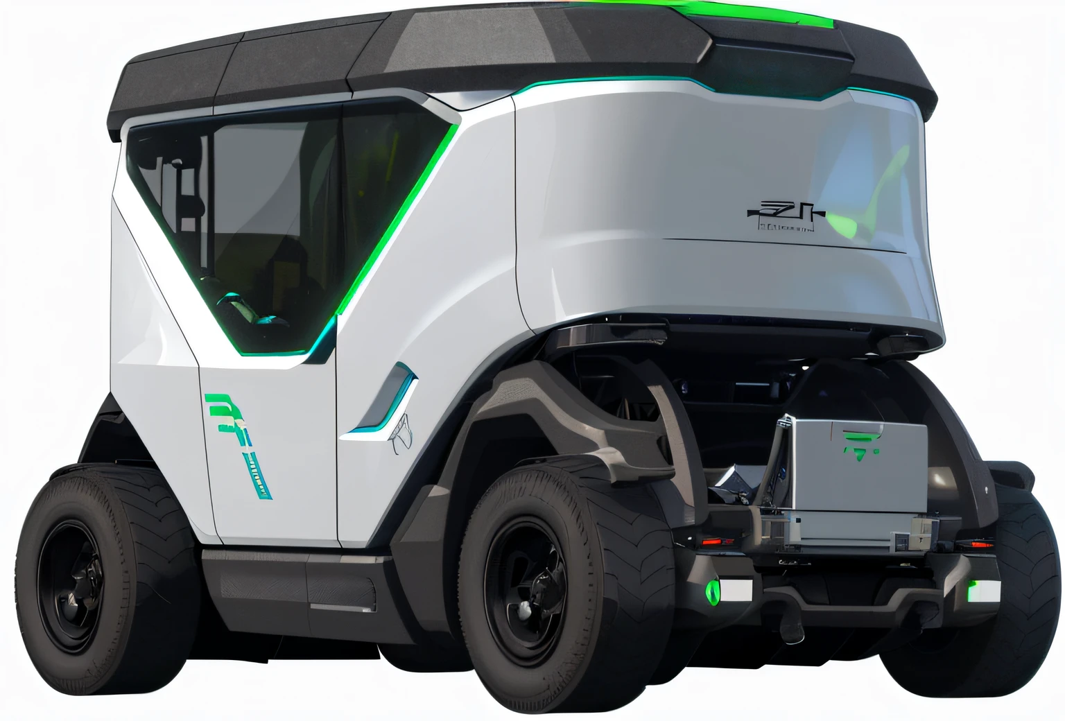 Small driverless trucks,autofellatio,glass
material,White and green,style
Physically based rendering,subtle
Chiaroscuro,reuthentic,Soft and rounded
form, oshare kei,futuristic design,best
quality,High picture quality,octane
render,Ray tracing,ultra high definition --v 5.2--Q 2