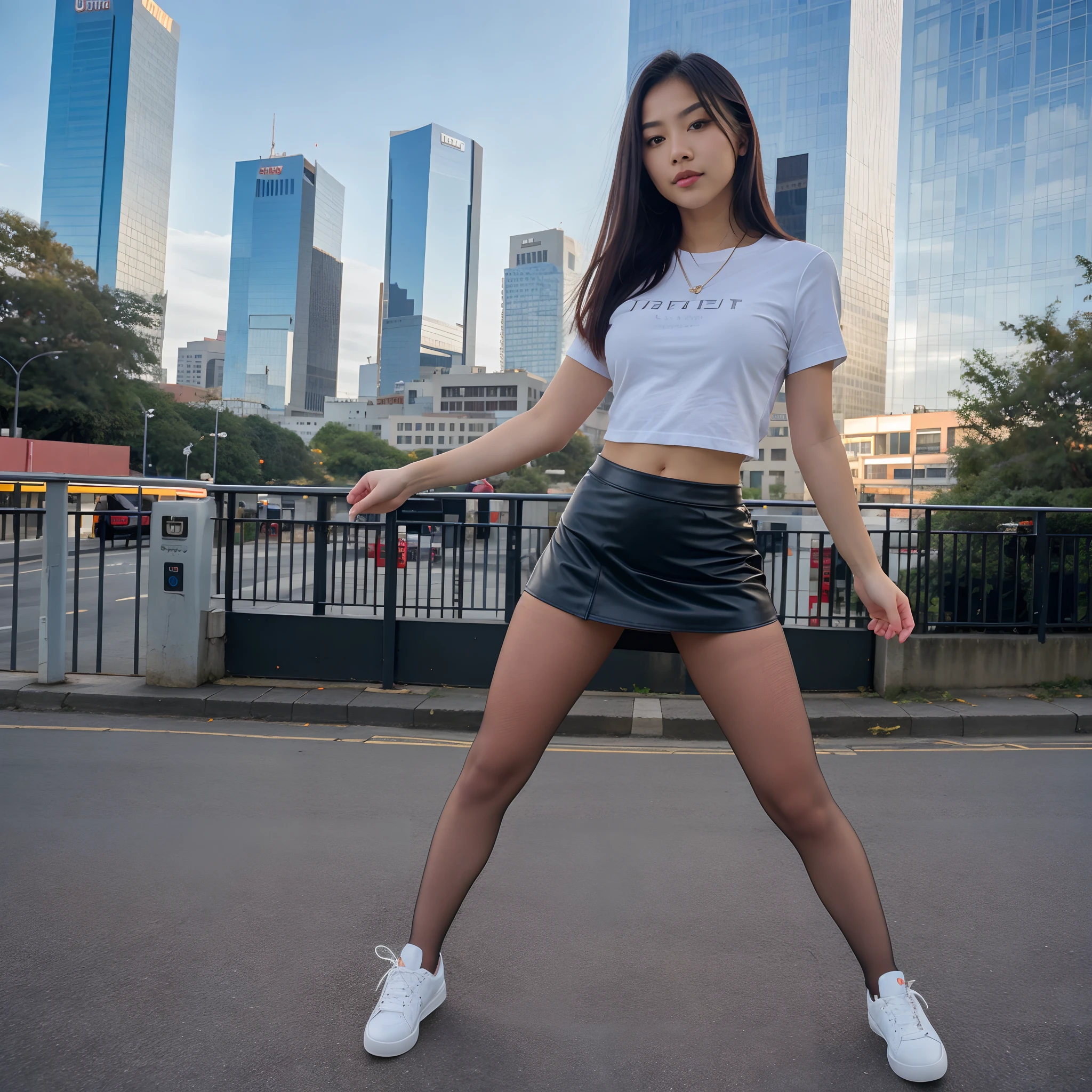 Gorgeous girl in yoga position loto. (YES NSFW). Pubic hair. Chinese half-naked girl in a city park in New York, USA, exposes her tight fat young vagina. New York, USA, "Empire State Building" in background, shoot from below skirt, upskirt, "Times Square", camera positioned on the ground. 4k, (Shallow Focus: 1.4), (Sharp Focus:1.4), Chinese girl wears China-flag as skirt. Empire State Building in background.