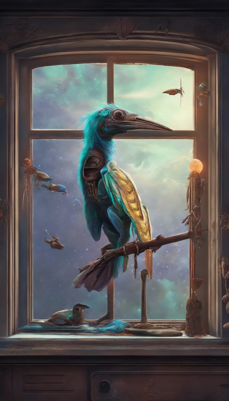 Birds by the window