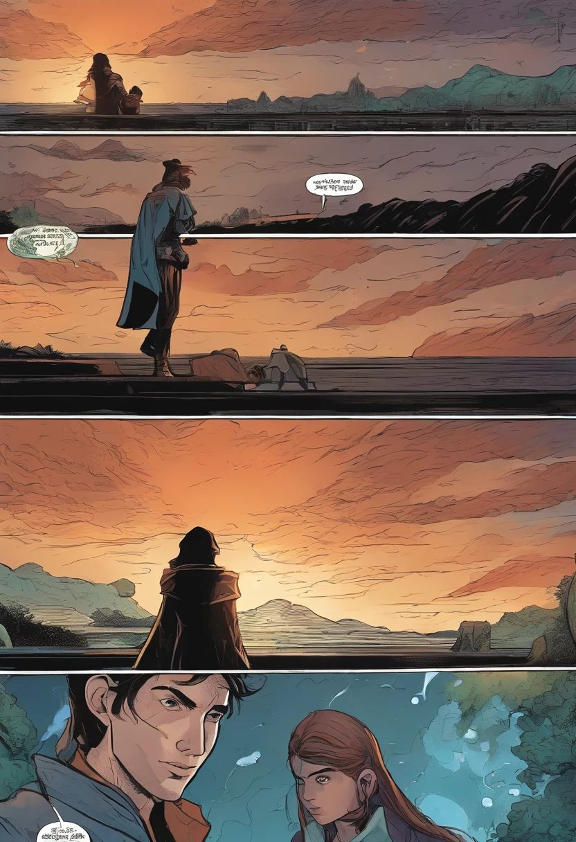 A close-up of the dramatic moment when Lily unveils the identity of the masked figure, revealing it to be Ethan. Rain pours down around them, emphasizing the emotional intensity of the scene.