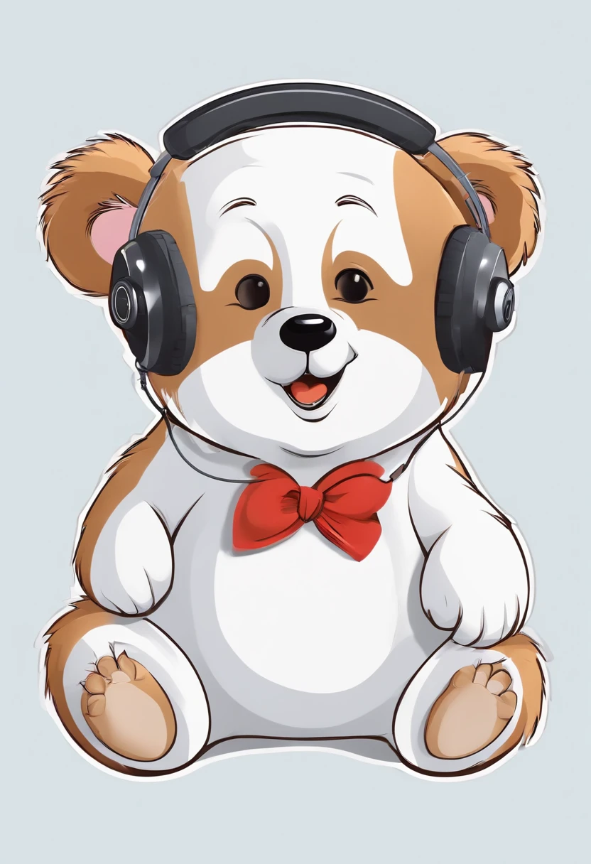 Bear with headphones, full bodyesbil kinds of expressions,Stick figure style,Dynamic pose
Exaggerated movements, cheerfulness,Angry, Sad,Surprised,cheerfulness,etc., Various emotions
White background,G version,Sticker art design, Ultra-high definition, 8K,Nine-square layout - AR 3:4--niii 5