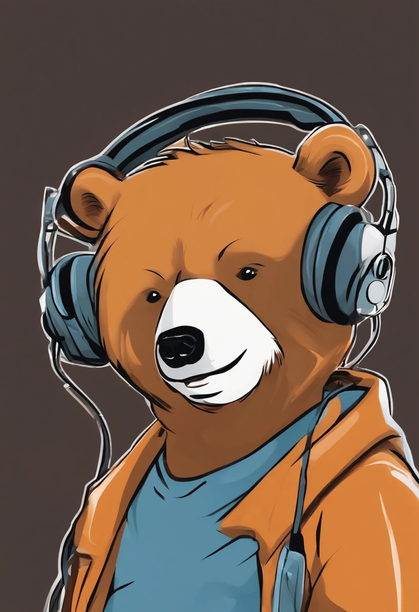 Bear with headphones, full bodyesbil kinds of expressions,Stick figure style,Dynamic pose
Exaggerated movements, cheerfulness,Angry, Sad,Surprised,cheerfulness,etc., Various emotions
White background,G version,Sticker art design, Ultra-high definition, 8K,Nine-square layout - AR 3:4--niii 5