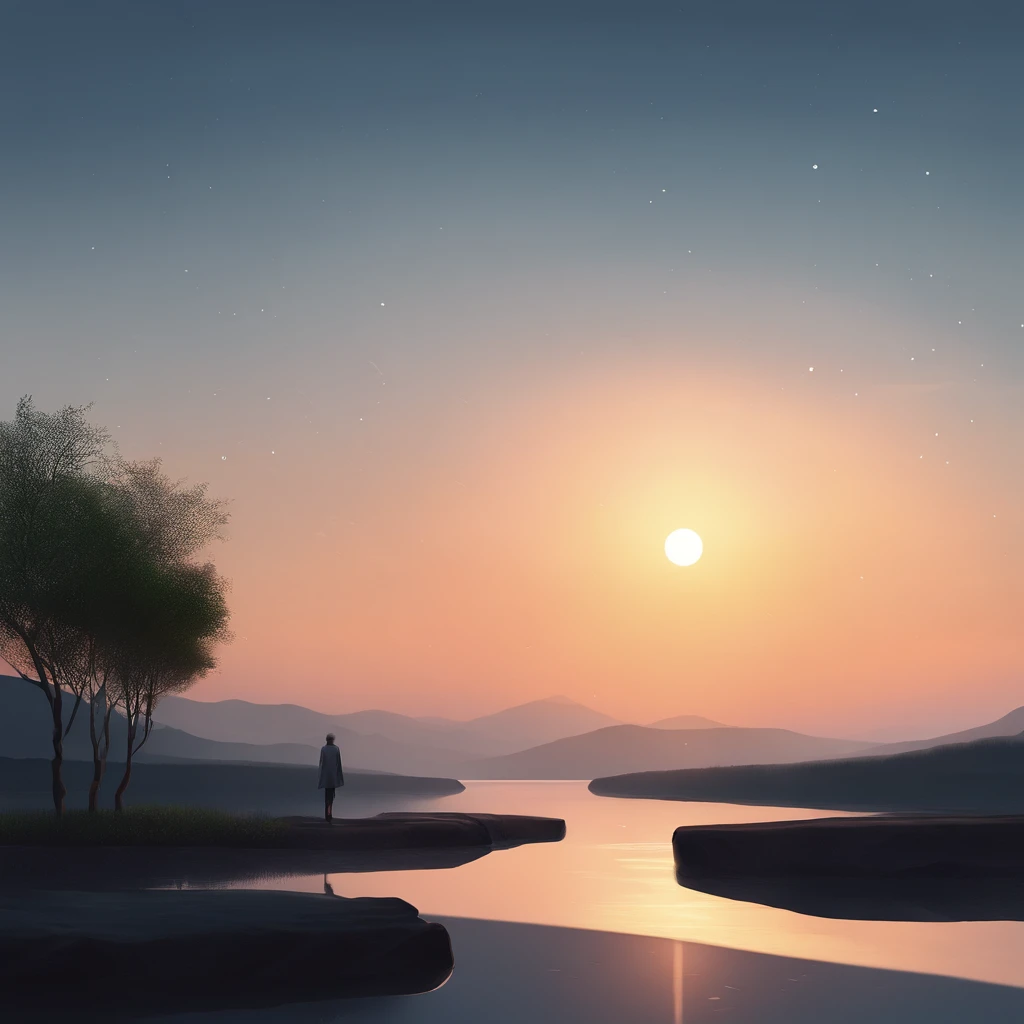 Countryside view,Mid-Autumn Festival night,Full Moon Landscape,The sky is clear at night,Realistic landscape photography of cliff side on top of a rural hill,Professional high-quality nature digital photography,Broad field of view,country scenery,Bushes in the moonlight,Cliffside moonlight 1 white Phalaenopsis orchid,Clear and transparent lake water,Boulders,cobblestones,A majestic,Yamakawa,dead tree,falling leaf,Simple and beautiful,Minimalist,black andwhite+Cyan dark+Dull yellow tones,Beautiful skies,The vision is hazy,Nightmare vision,Dark fantasy plot,perfect compositions,hyper HD,8K分辨率,the detail,Rain trails,dampness,water stain,Ultra-wide-angle long-range shooting,Jack Guzman's environmental art photography,realisticlying,cinematic compositions,Volumetriclighting,vividness, A detailed, stunning skies, Colorful clouds float,true to life, Pubic area is clear, flawless perfection, Digital SLR, 16k, 1024, 2048, 4096, A detailed, Sharp, best qualtiy, high qulity, absurderes,unmanned background,The is very detailed、Detailed lighting shadows,Trends on ArtStation、iintricate、high detal、dramatics、Midjourney Art,hdr shot。(Faraway view,Super deep view,ultra-wide-angle,Microfocal length lens:1.2)(realisticlying:1.4)tmasterpiece、high high quality、Beautiful photography