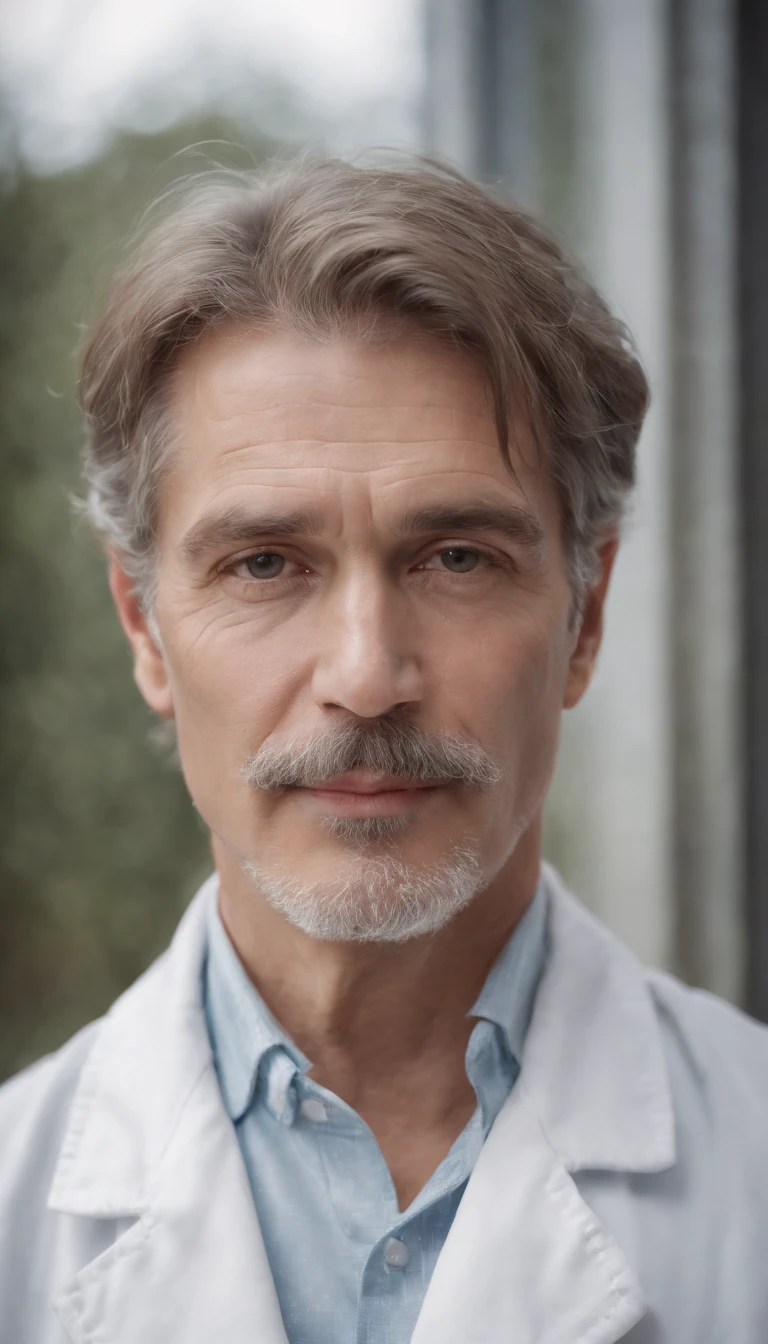 (super-detailed face, realistic lighting, vivid colors, high-resolution painting:1.1), genius, physics, blackboard, messy hair, intense gaze, iconic pose, aged, white lab coat, iconic mustache, deep wrinkles, piercing eyes, wise expression, scientific equations, historical figure, mathematical formulas, abstract background, scientific discovery, revolutionary scientist, black and white style