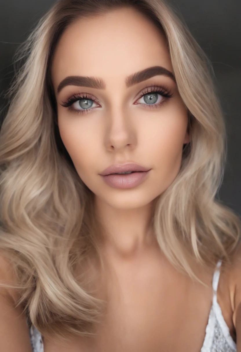Woman with matching tank top , fille sexy aux yeux bleus, Portrait Sophie Mudd, Portrait de Corinna Kopf, cheveux blonds et grands yeux, selfie of a young woman, Les yeux dans la chambre, Violet Myers, ohne Maquillage, maquillage naturel, Look directly into the camera, Visage avec Artgram, dezentes Maquillage, Superbe photo du corps entier, dans la chambre, Fission, Prendre un selfie, outside