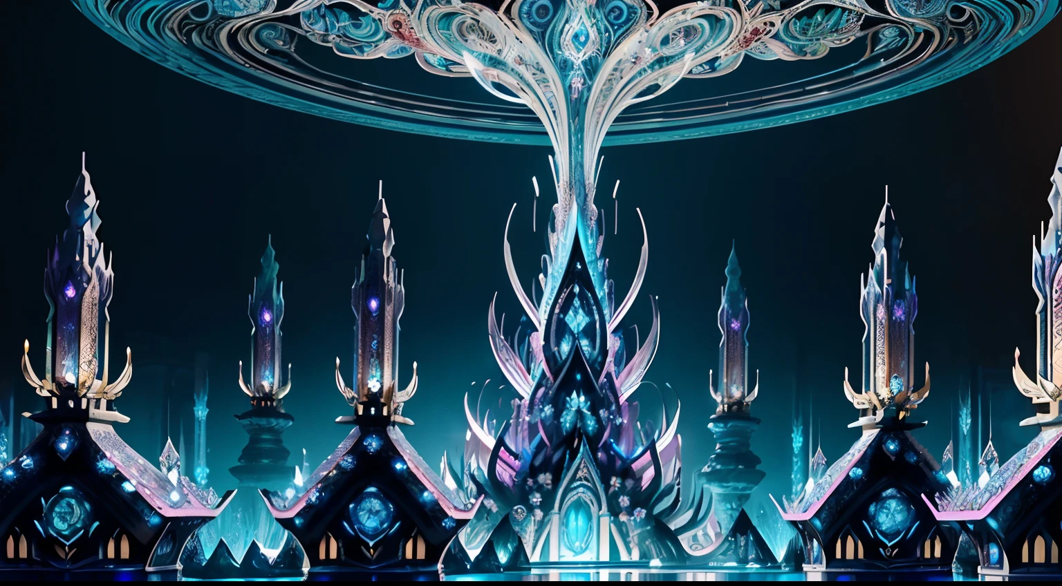 witness the splendor, crafted with a variety of techniques and technologies. (explore the ultimate beauty of depth underwater metropolis), (brought to life through a fusion of different artistic styles. illustration:2), stunning underwater metropolis where fantasy and mystery intertwine, towering central pillar housing a mesmerizing array of neuron flowers dancing in a water tank. magnificent underwater metropolis, mystique is brought to life through a magnificent central pillar adorned, their delicate petals swaying in the currents. vibrant neuron flowers, mesmerizing garden of neuron flowers. where magic and wonder come together, be seen dimly, bioluminescent with chromatic aberration, light painting coating, intricate detailed texture, intricate detailed detail, top quality, masterpiece, conceptual contrast, crystal cluster, meticulously designed with a blend of traditional and modern rendering methods. crisp clarity that is unmatched, insane details, divine possession,