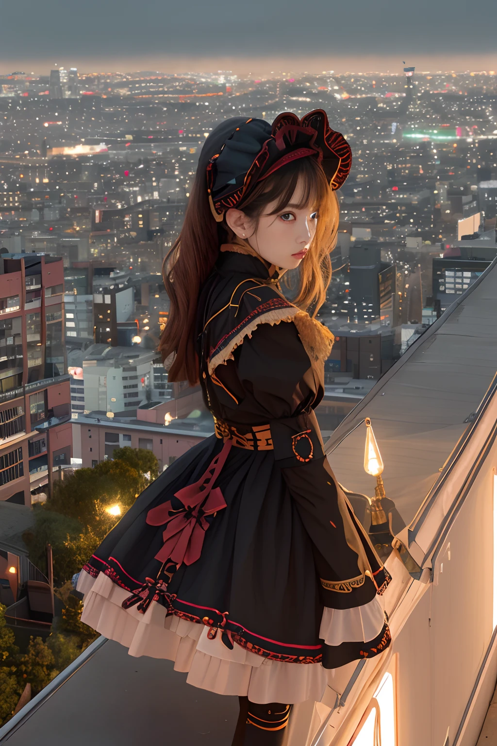 beautiful countenance、watching at viewers、Detailed eyes、