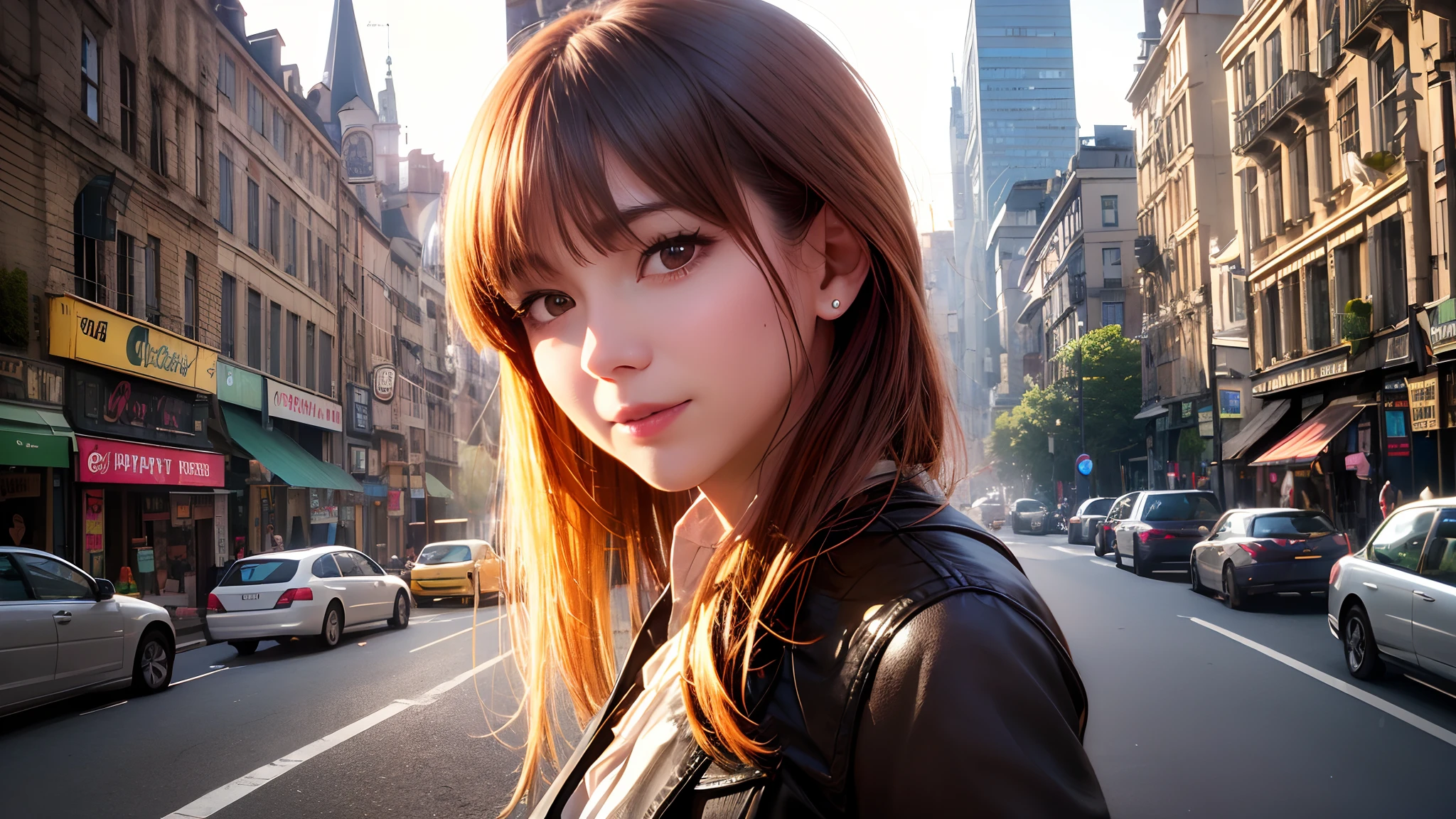 create a thumbnail for youtube,cinematic,interesting,girl,realistic,ultra HD,happy expression --auto --s2