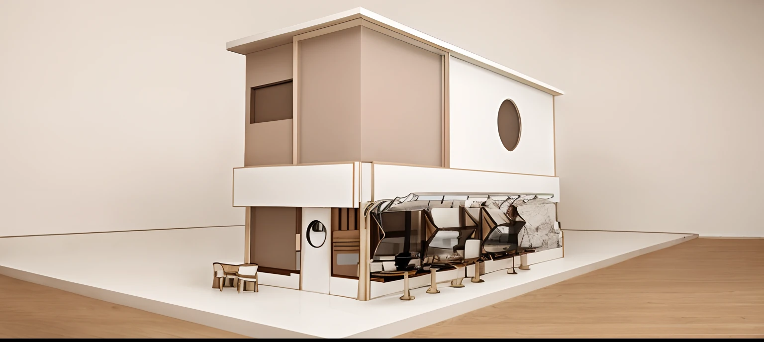 coffee shop korean style , white wall , Material color remains the same , milimalist style