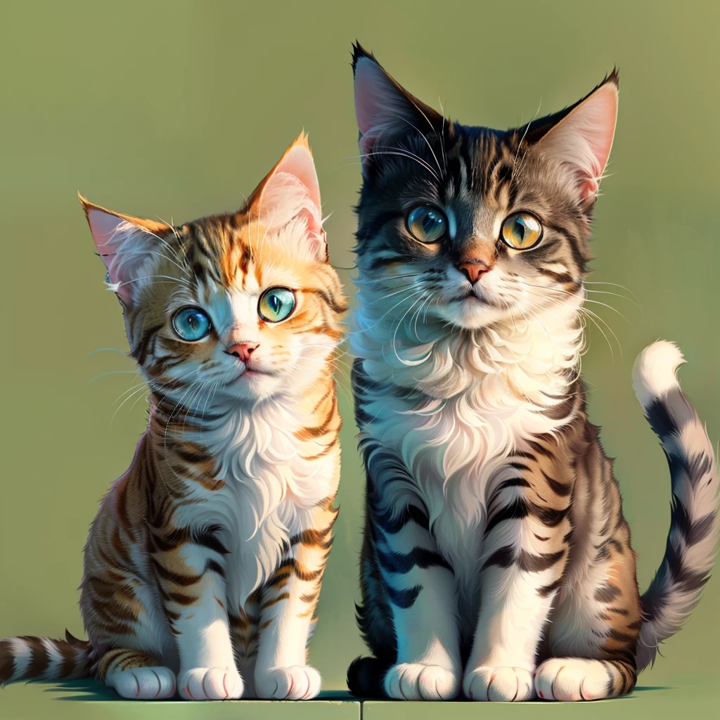 explicit furry artwork by plumbelly,sheath anatomy,tuft,very fluffy, feral,balls,feral cat,body focus,duo,dominant,2 cats compete to seduce the viewer
