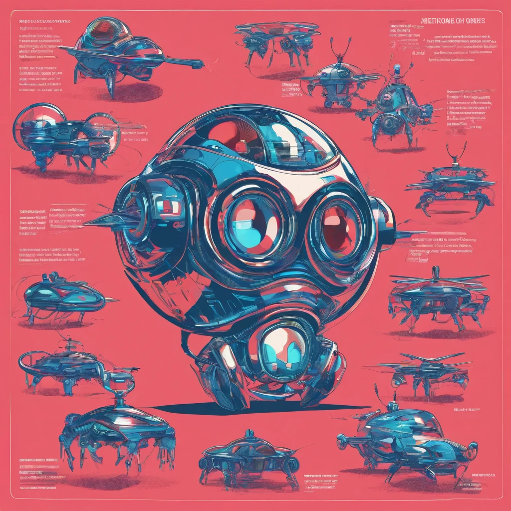 robotic AI drones, infused with silicon fibres, nanotech, versatile machines. used for police, red and blue flashing lights, world of future advert, supporting mechanical drones to bring justice to society. photorealistic, lighting, vibrant, life,