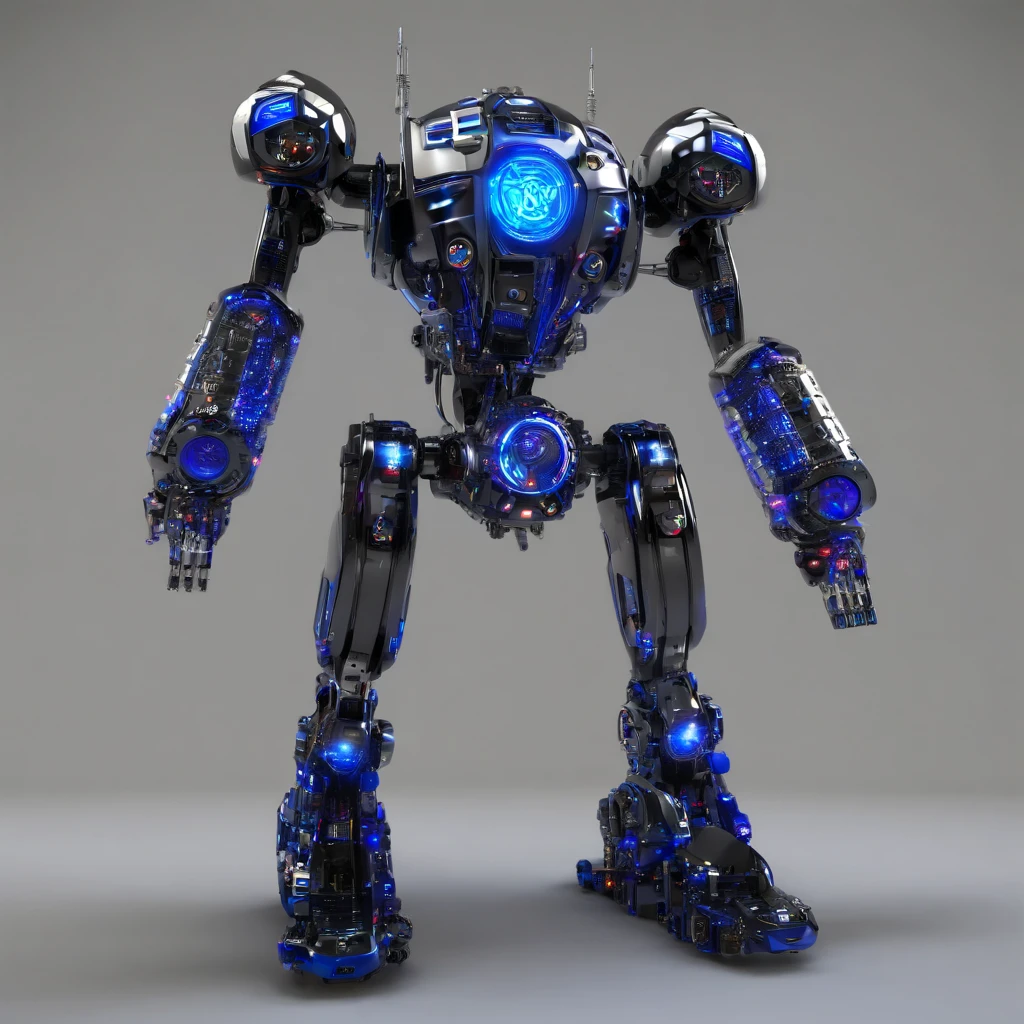 robotic AI drones, infused with silicon fibres, nanotech, versatile machines. used for police, red and blue flashing lights, world of future advert, supporting mechanical drones to bring justice to society. photorealistic, lighting, vibrant, life,