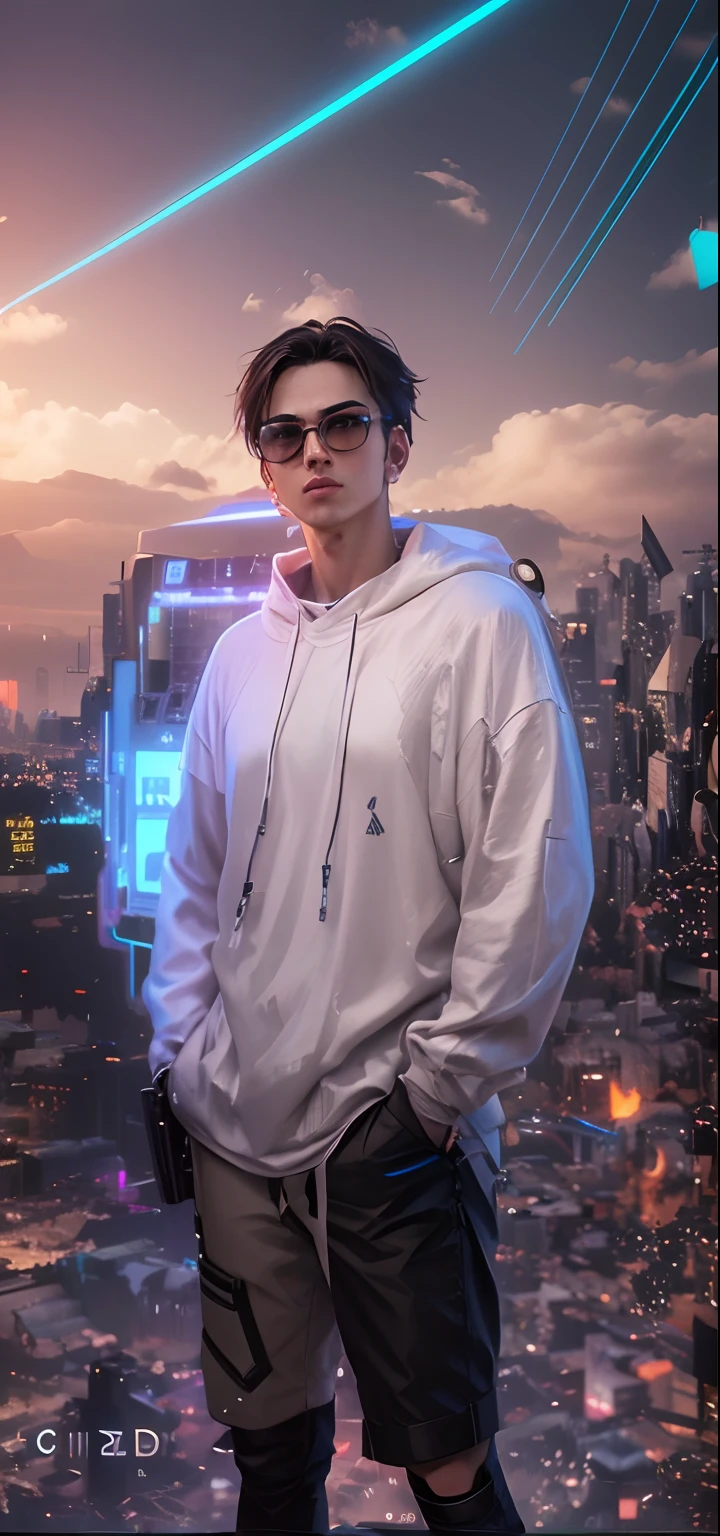 Change the background cyberpunk handsome boy.realistic face.8k.ultra.realistic