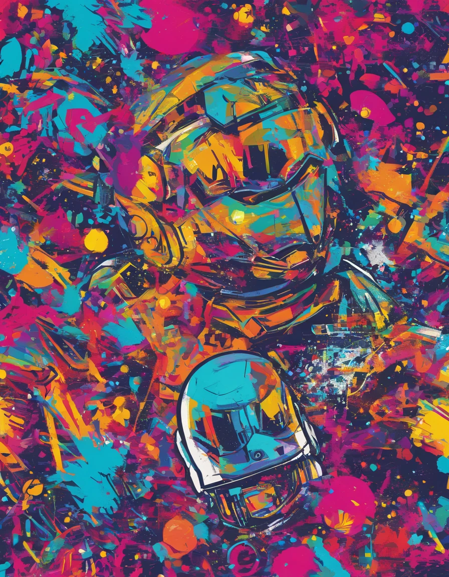 Cosmic Fallen Knight, cinzas cosmicas, estranho, assustador, cores muito brilhantes, light particles, com luz brilhante, Mshiff, Arte do papel de parede, Papel de parede UHD, artistic, intrincado