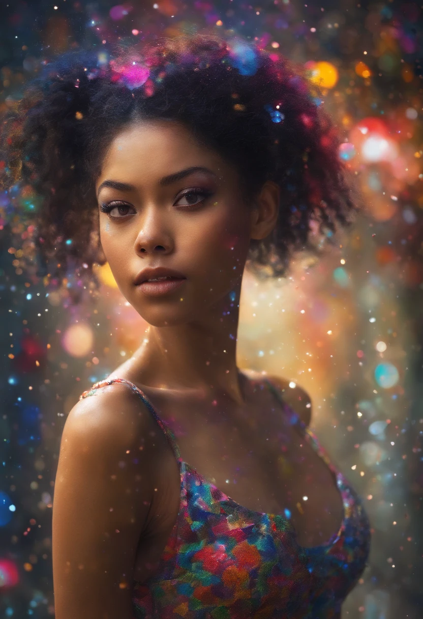 stunning fiminine body, commercial image, lucinda lafleur | holographic photography shoots, in the style of tanya shatseva, daz3d, street pop, luminous palette, close up, realistic impressionism, shiny/glossy --ar 51:91 --s 750