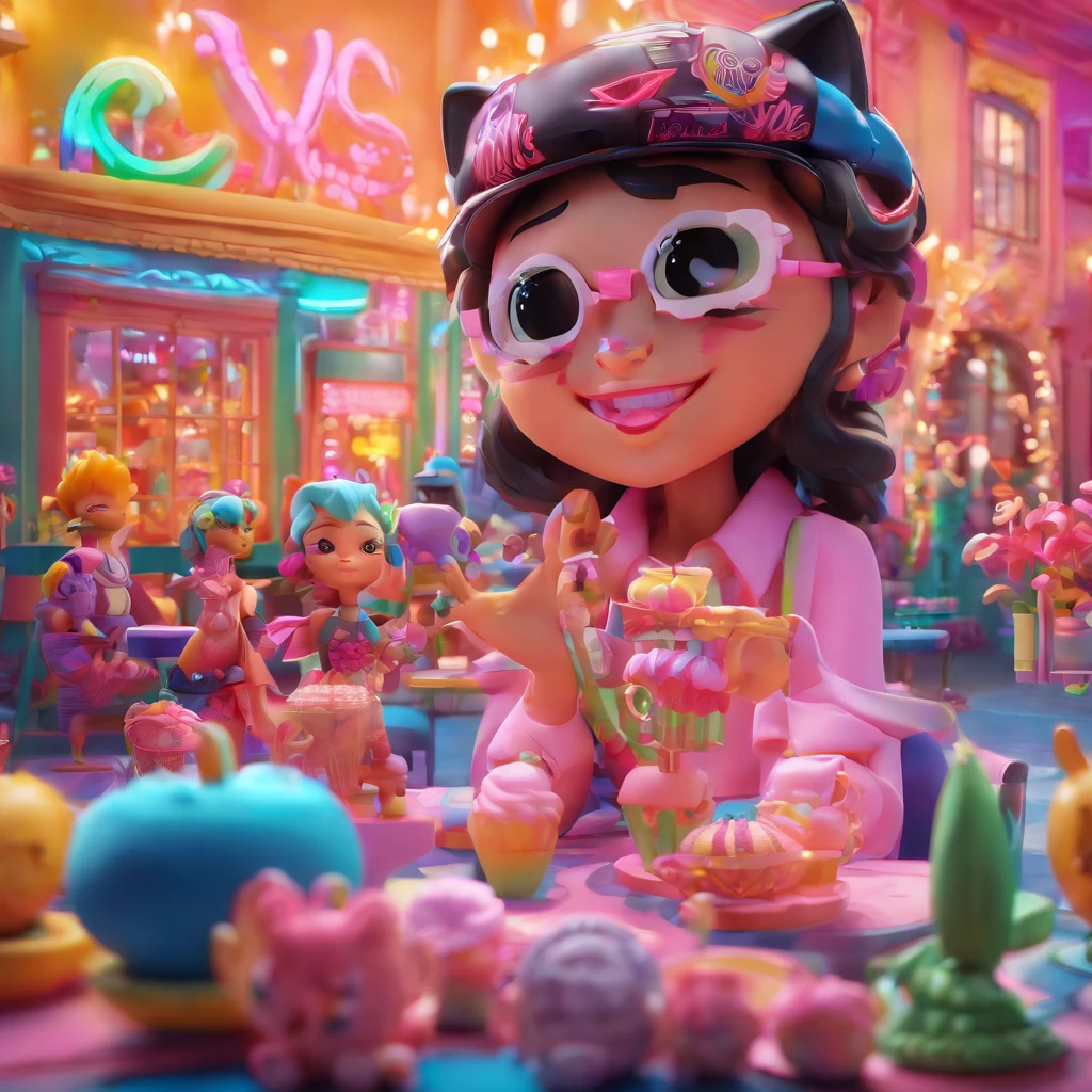 In a whimsical kawaii cafe, Kitten Fluffy, crafted from highly detailed curling, thin glowing multi-colored smoke, dons a rose flower hoodie and fancy funny stylish giant shiny sunglasses. Against a backdrop of vibrant neon typography spelling VIKUSIA, FAINOHO DNIA, capture its enchantment in a digital art masterpiece. Incorporate volumetric 3D rendering, Octane render, and vibrant graffiti elements to create a fantasy illustration that showcases its fashion-forward style. Make it pop with a poster-worthy 3D render that embraces the essence of this captivating character ((stunningly tantalizing view)). 3D, highly detailed, sharp focus, 8K, ultra quality, UHD, crystal clear, bokeh. Black magic Pocket Cinema Camera 6K Pro with Sigma 18-35mm f/1.8 DC HSM Art lens Canon EOS 5D Mark IV camera with a Canon EF 24-70mm f/2.8L II USM lens --ar 9:16 --v 5.2 --s 750, architecture, vibrant, wildlife photography, portrait photography, fashion, cinematic, typography, 3d render, poster, photo