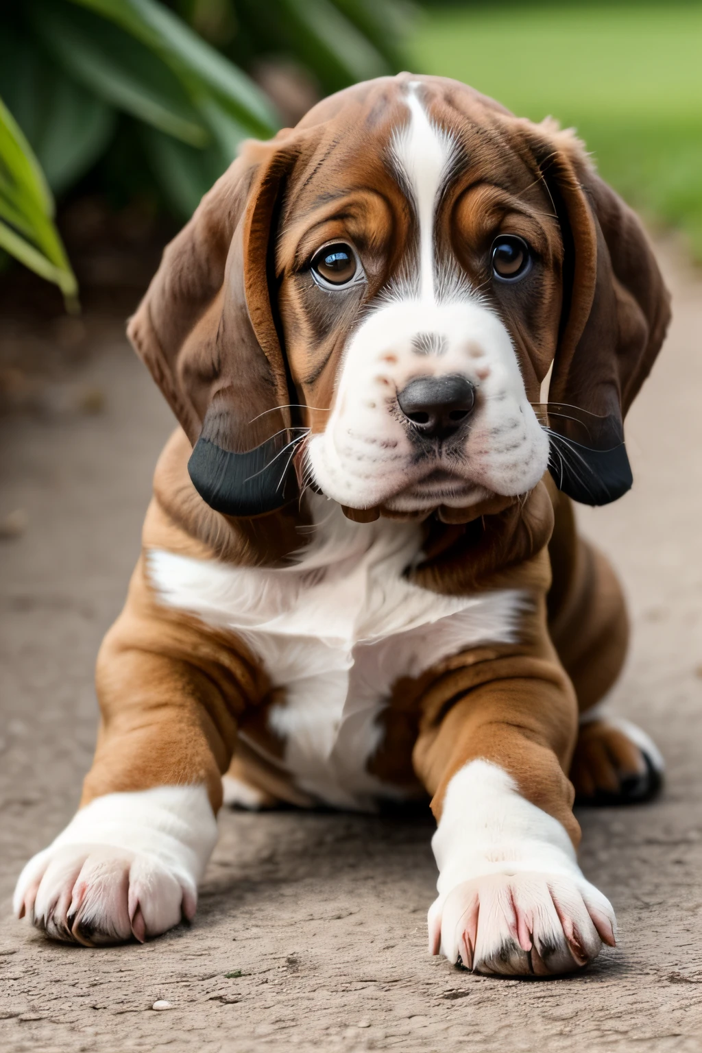 1 cachorro Basset hound