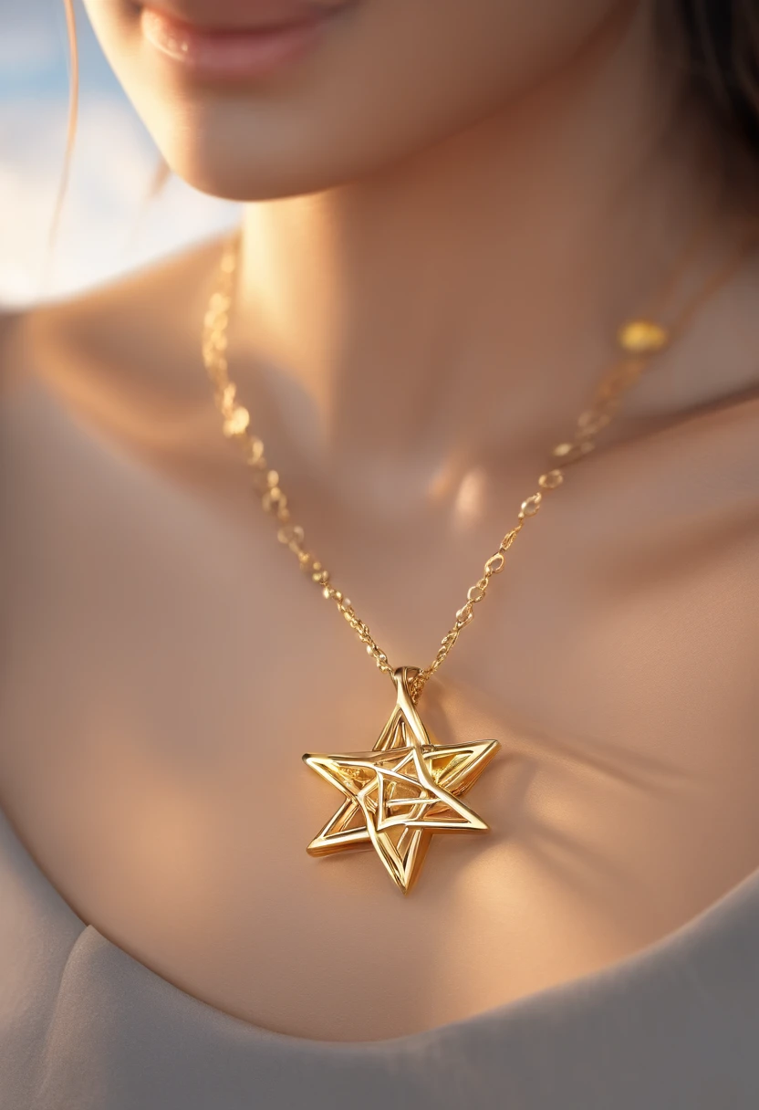 Gold thread woven into a pendant, handcrafted with gold thread, let's gaze at the sky with our Twilight Star ring, even during the day. A shimmering star bead adorns the adjustable wirewrap ring, evoking the timeless beauty of the night sky. , 8k resolution q2 --upligh