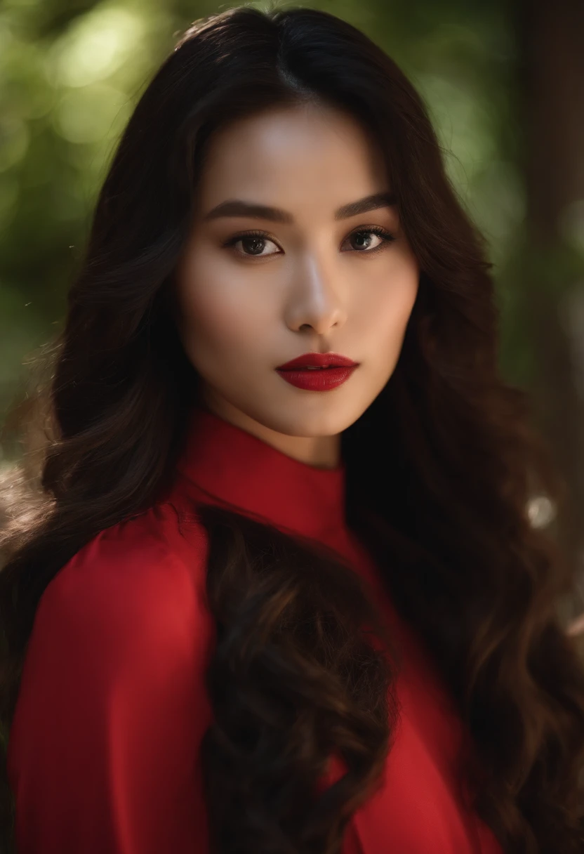Certainly! Here is the description of Akira Sasaki in English:
---
**Physical Appearance:**
Akira Sasaki is a young woman of exceptional beauty, undoubtedly a captivating sight for anyone who meets her gaze. Each of her features is a work of art in itself, creating a visual harmony that naturally draws attention.
**Face:** Her face is graceful and delicately sculpted. High cheekbones accentuate the finesse of her features, while her chin is finely chiseled. Her skin is flawlessly smooth, without the slightest imperfection.
**Eyes:** Akira's eyes are her most striking assets. They are of a deep, almost ethereal color, an intense red characteristic of ghouls. These fiery irises emit a hypnotic gleam that seems to penetrate the souls of those who look into them. Their long, dark lashes beautifully frame these scarlet jewels.
**Hair:** Her locks are a jet-black, sleek and silky. The strands gracefully frame her face and cascade down to her shoulders. When she moves, her hair seems to dance in harmony with her, adding to her natural grace.
**Smile:** Her smile is bright and warm, capable of lighting up any room. Her lips are delicate and naturally red, creating a striking contrast with the fairness of her skin.
**Body:** Akira's body is a harmonious fusion of grace and strength. She possesses an slender and elegant silhouette, highlighting her femininity while demonstrating her physical prowess. Her shoulders are delicate, her arms well-proportioned, and her legs seem to go on forever.
**Fashion Style:** Akira has an innate sense of style, often opting for elegant and timeless outfits. She frequently wears a long black leather coat that accentuates her silhouette, along with matching boots that add to her mysterious aura.
Her entire appearance is a living work of art, a natural beauty that seems to transcend conventional standards. Her charm goes beyond words and leaves a lasting impression on anyone privileged enough to encounter her.
Beauty Rating: 10/10