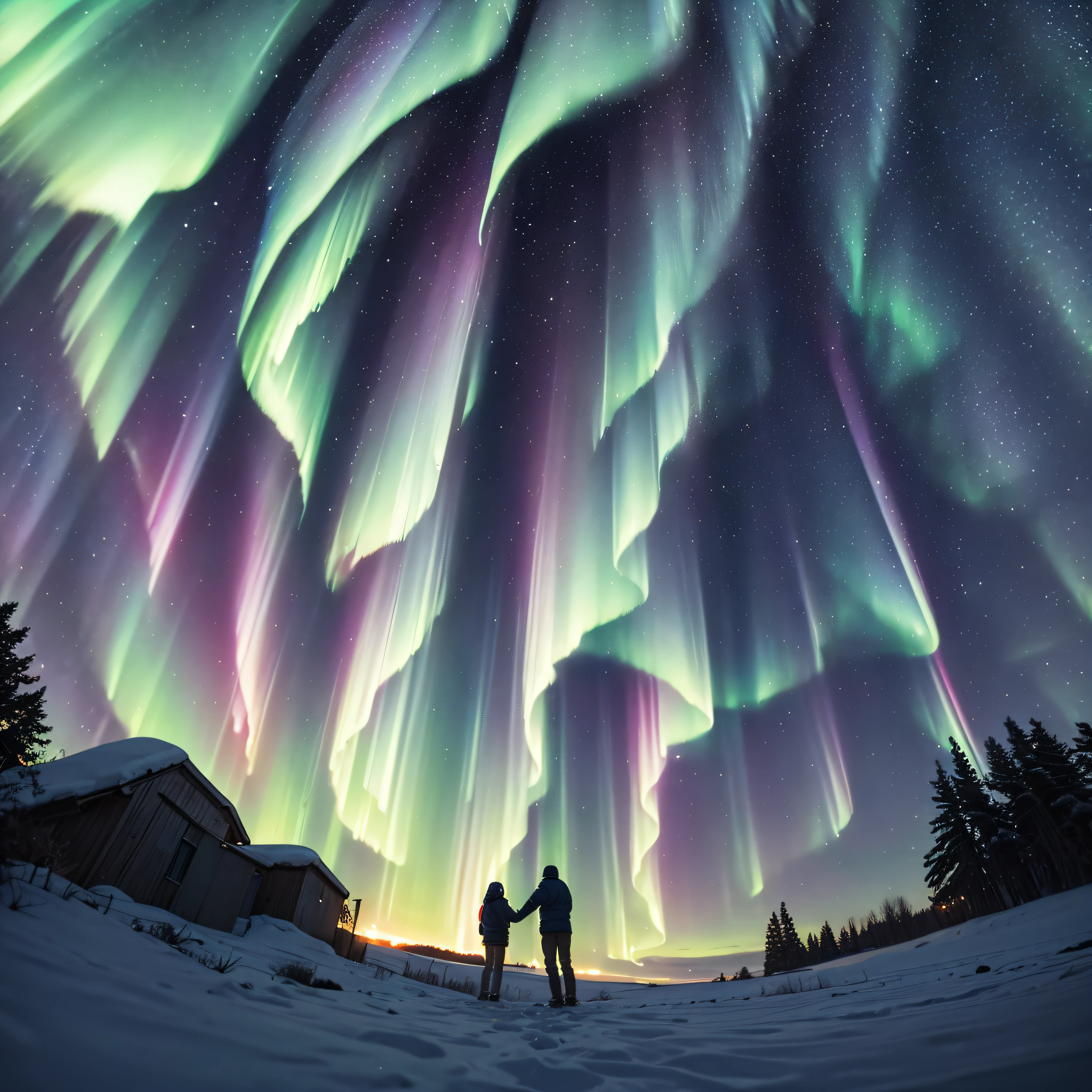 Southern Hemisphere Night:
Similar to the Northern Lights, the Southern Hemisphere experiences its own unique celestial display known as the Aurora Australis.