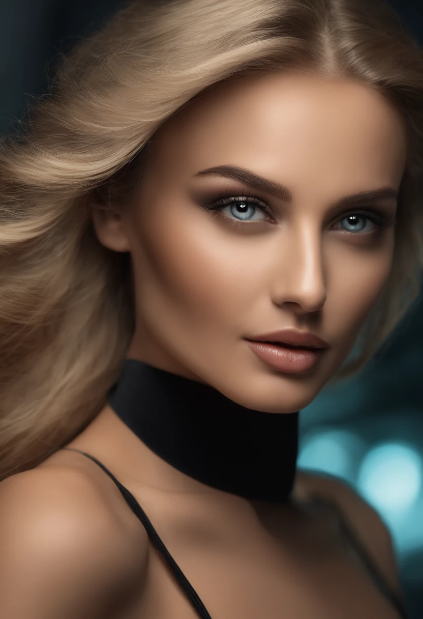 Gorgeous woman with extra long, gewellten blonden Haaren, detaillierte, seductive eyes, sexy look ,langen sexy Beinen, wears a miniskirt, T-Shirt, ((detailed facial features)), (fein detaillierte Haut), blasse haut, realistische Hauttextur, extreme Hautdetails, (Poren: 0,1), in the background beautiful futuristic cyberpunk city, Masterpiece of the best quality, fotorealistisch, hyperrealistisch, detailliert, 8K, HDR, (Weiche Farbe: 1,2), light depth of field, Breites Licht, Hoher Kontrast, Hintergrundbeleuchtung, bloom, Lichtfunkeln, chromatische Aberration, scharfer Fokus, RAW-Farbfoto