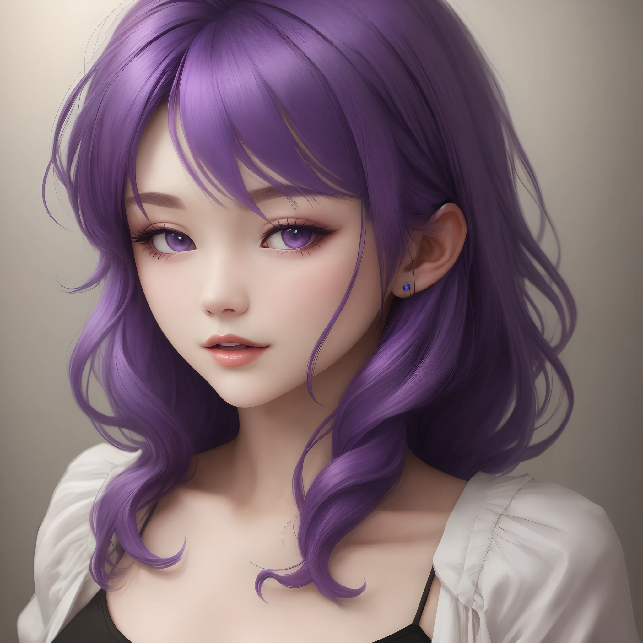 Purple hair