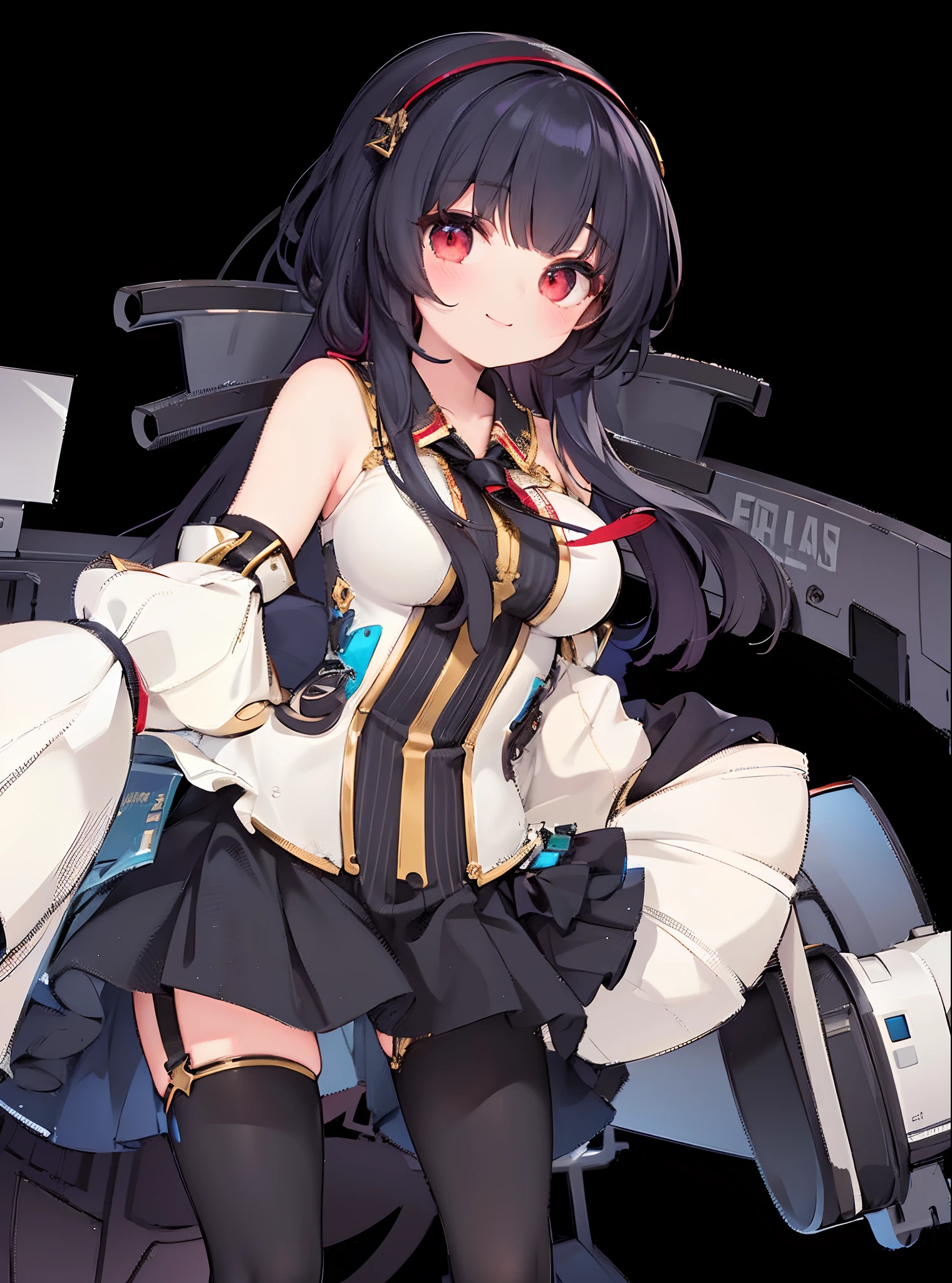（（tmasterpiece：1.4，best qualtiy））+，（hyper-detailing）+，（Ultra-detailed eyes）+，（Ultra-detailed hair)+，Red eyes，Girl with a smile