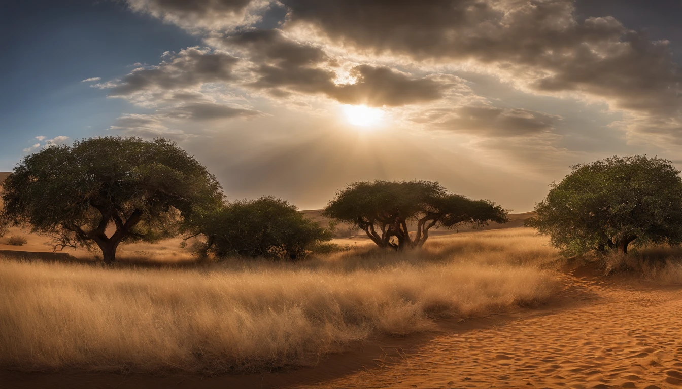 Ultra-high-definition digital photos taken with professional cameras,Belas paisagens naturais, Oasis in the desert, {campos gramados|the trees|rios|Lagos|oasis}, Belas paisagens naturais,dramatic lighting, Cloudless blue sky,rico em detalhes, luz e sombra perfeitas, rendering by octane, The is very detailed, alto detalhe, hiper HD, melhor qualidade, tmasterpiece, rendering by octane, fotorrealista, 8k