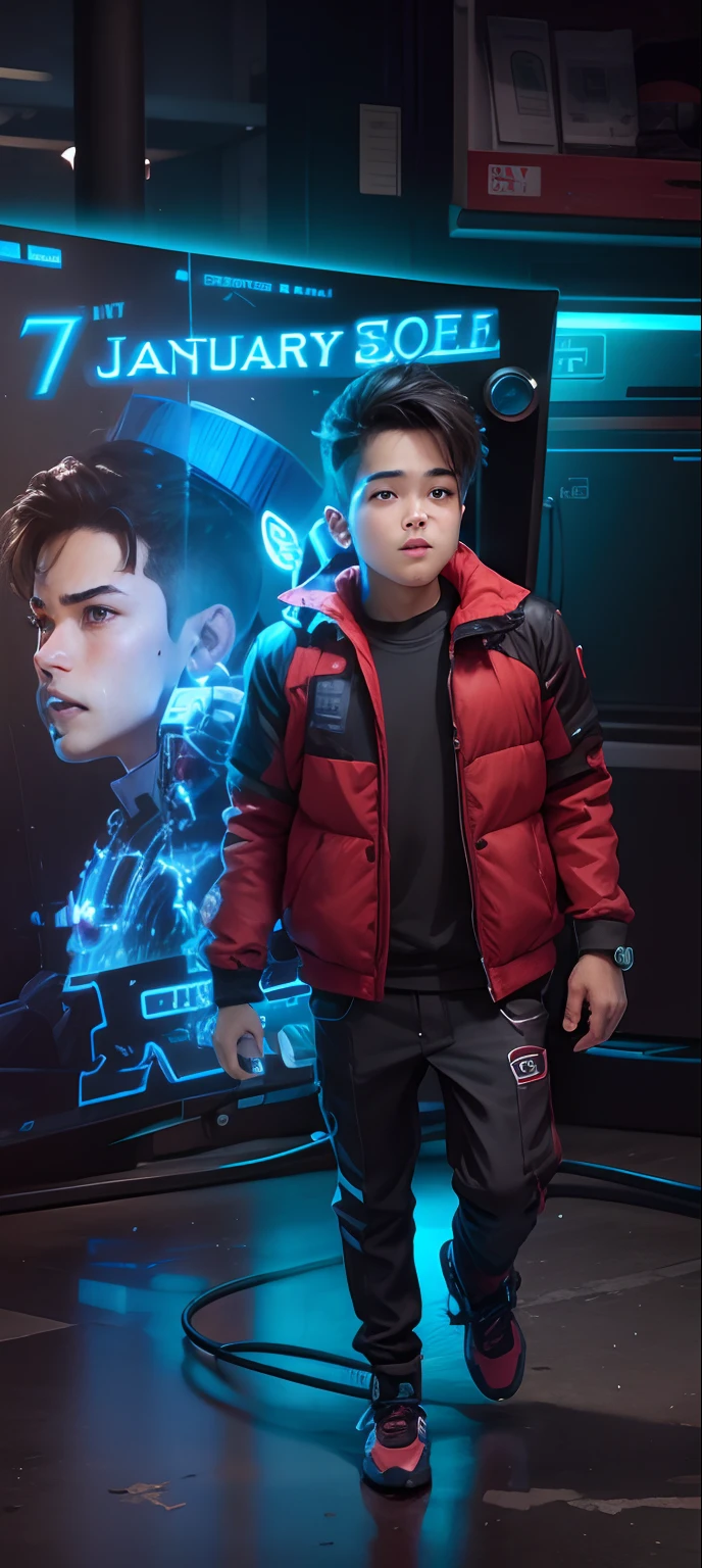 Boy cyber pump realstick face high HD