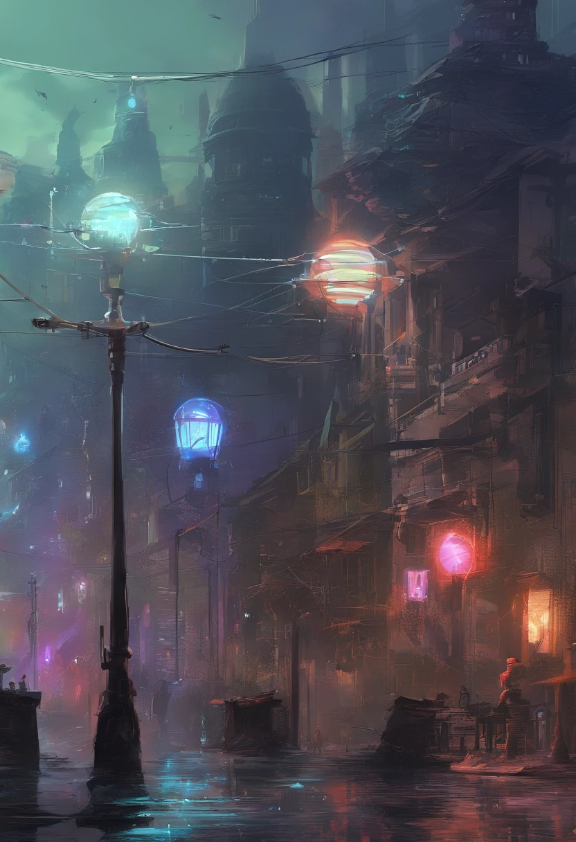 android　Beautie　ciber　natta　streetlights