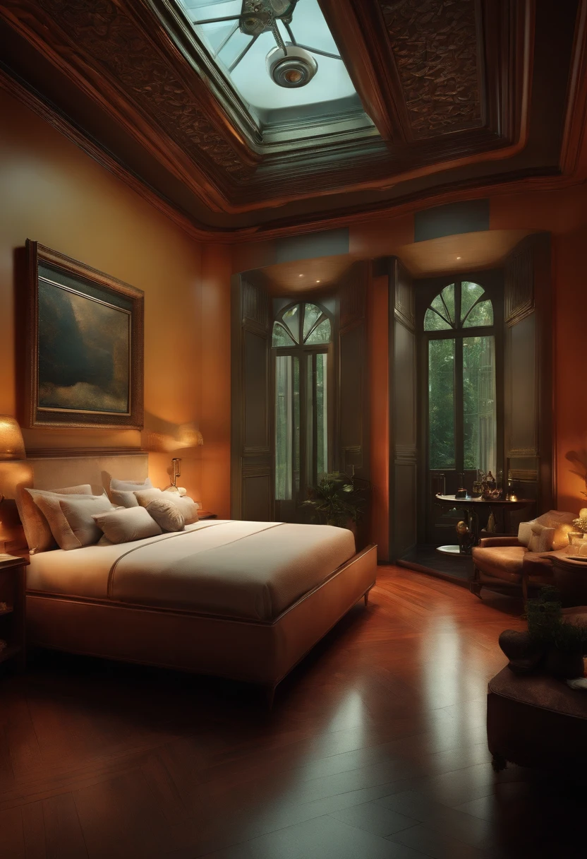 Imagine you are a person in an extremely modern room, everything is controlled completely automatically, you are holding the phone in your hand.