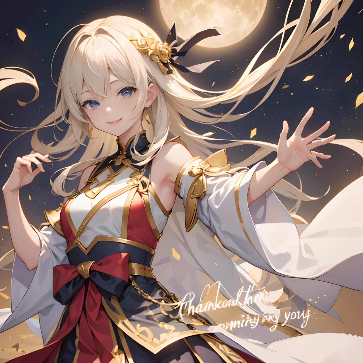 a smile、Thank you、Thanks、kindliness。