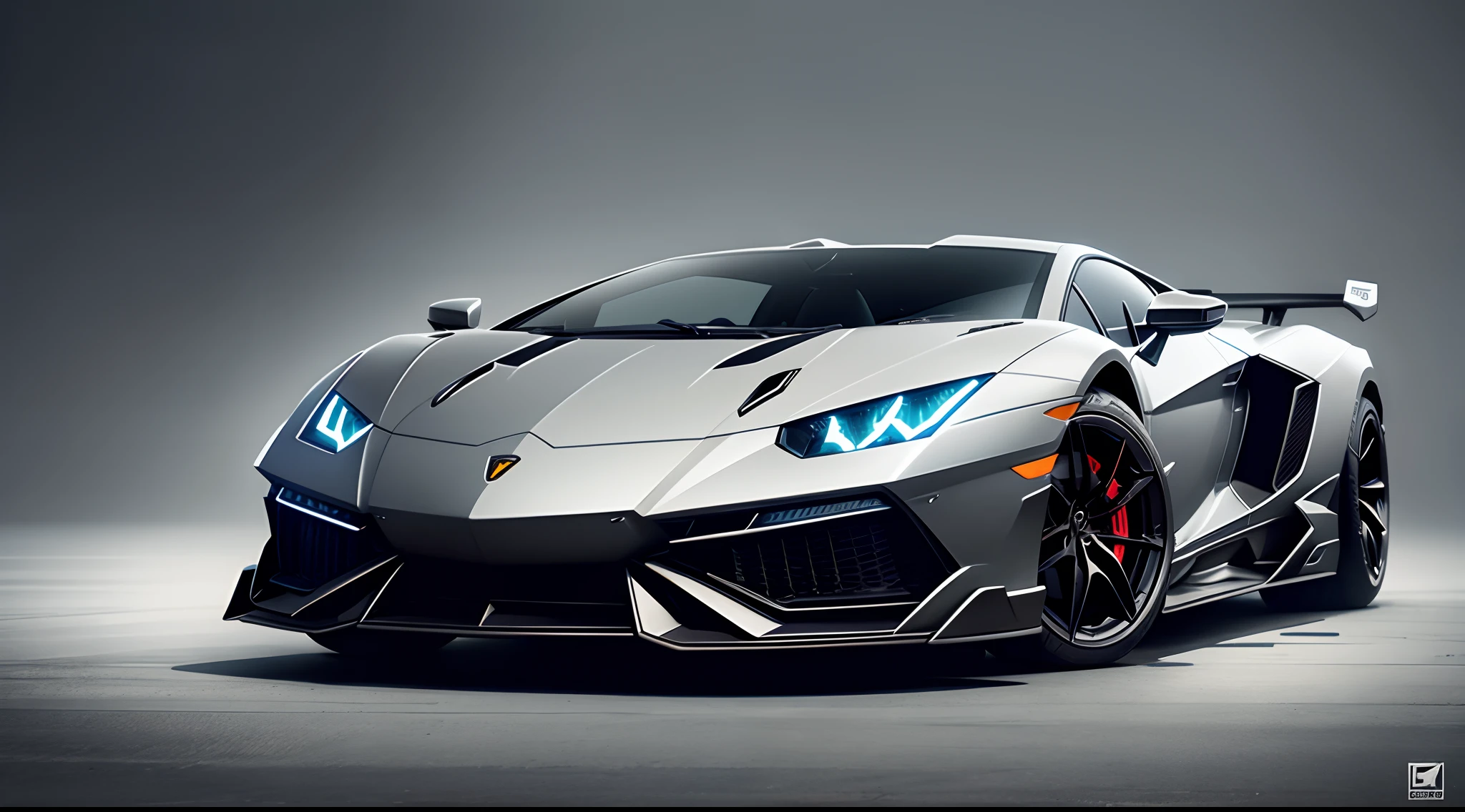 Zoid Car Lamborghini Titanium color black with weapon concept art