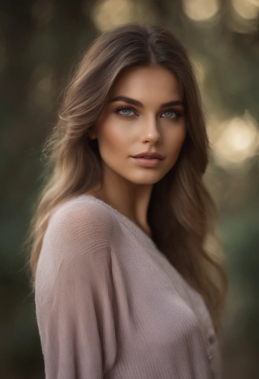 Arafed woman completely , fille sexy aux yeux bruns, ultra realist, Meticulously detailed, Portrait Sophie Mudd, cheveux bruns et grands yeux, selfie of a young woman, Yeux de chambre, Violet Myers, sans maquillage, maquillage naturel, looking straight at camera, Visage avec Artgram, Maquillage subtil, Superbe photo du corps entier