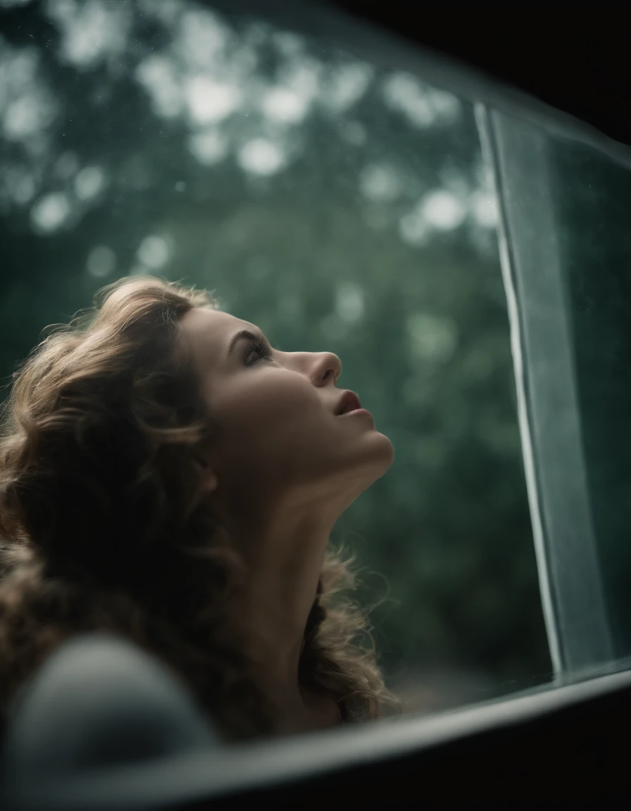 "Dropping through the sky, through the glass of the roof, through the roof of your mouth, through the mouth of your eye, through the eye of the needle"