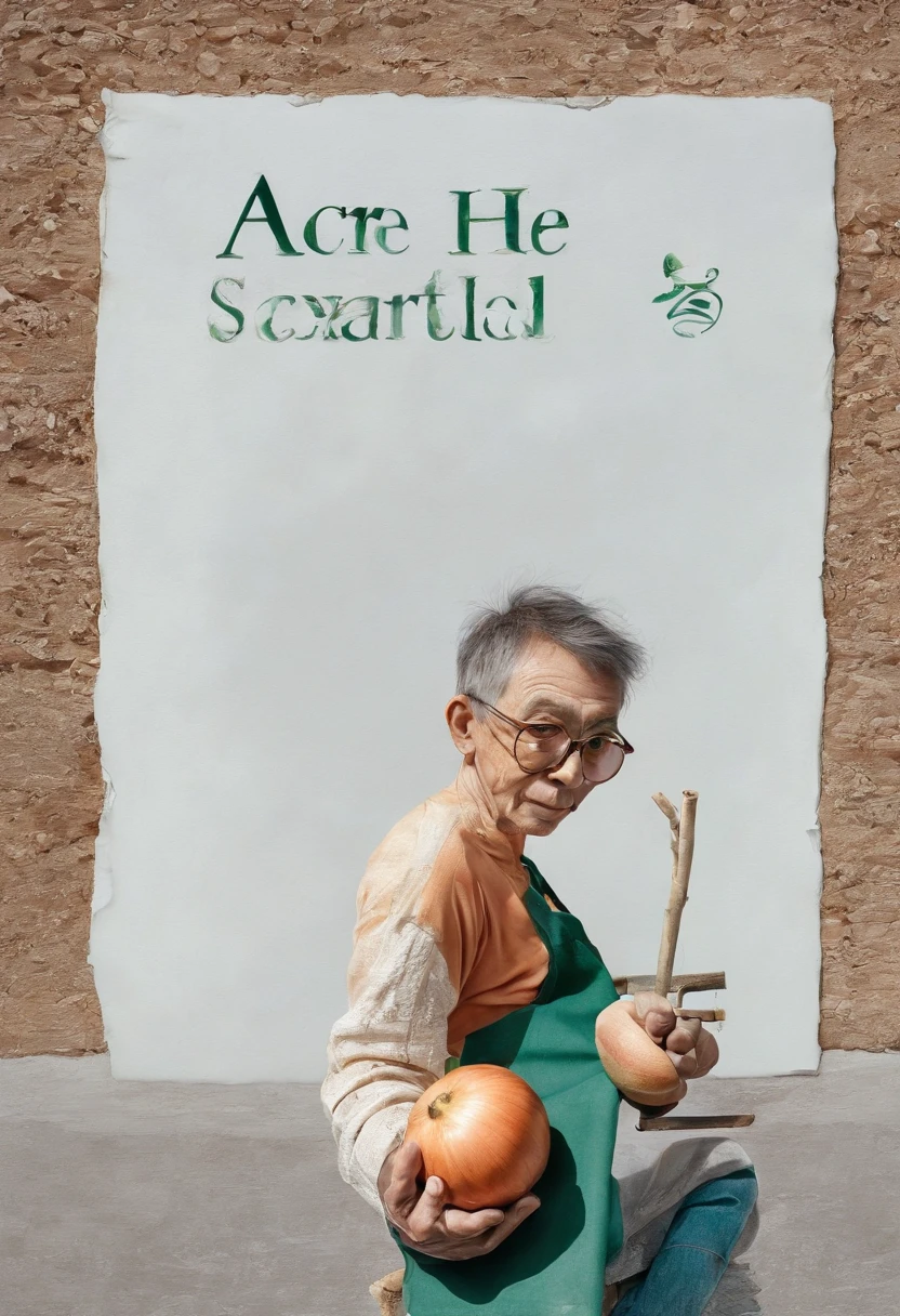 1. Generate an ultra-realistic portrait in the style of hyper-realism depicting an onion wearing reading glasses, sorridente, and standing on a sidewalk in Nike shoes, ((((holding a sign in his hand with the word "Acre")))). assegurar ((((detalhes intrincados))), ((((melhor qualidade))), ((((Detalhe extremo))), e um ((((Complex composition)))). 2. Incorpore ricos tons de verde e marrom para capturar a textura da cebola, Create realistic reflections on reading glasses, e enfatizar o sorriso sutil. Isso deve resultar em uma imagem excepcionalmente bonita e detalhada. 3. Explore as obras de artistas hiper-realistas como Chuck Close, Audrey Flack, and Roberto Bernardi for more inspiration, particularly in obtaining extreme detail and complex composition.