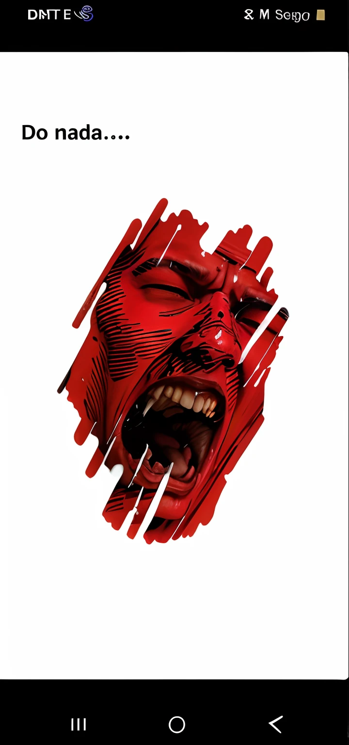 um close de um desenho de um rosto vermelho, cara gritando, a disembodied head screaming, raiva. hiper detalhado, gritando em agonia, gritando de dor, cara de anime raivoso altamente detalhado, gritando em desespero, rosto ensanguentado, Gritando. not realistc, cara vermelha, riso e cara de grito, intense screaming expression, rosto limpo e brutal ensanguentado, sombrio, dirty traces, epic,cartaz de terror, tipo um rosto saindo de um papel, nitidez, sharp dash, sombrio.