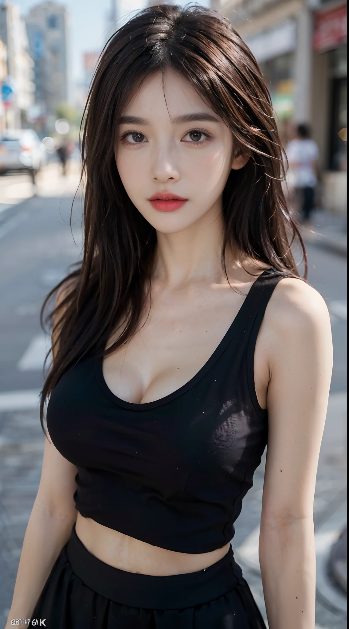 masterpiece, highest quality, Awareness-raising, Ultra-fine, detailed, High resolution, 8k wallpaper, Perfect dynamic composition, beatiful detailedd eyes, Huge , Fitness Wear, Natural color lips、