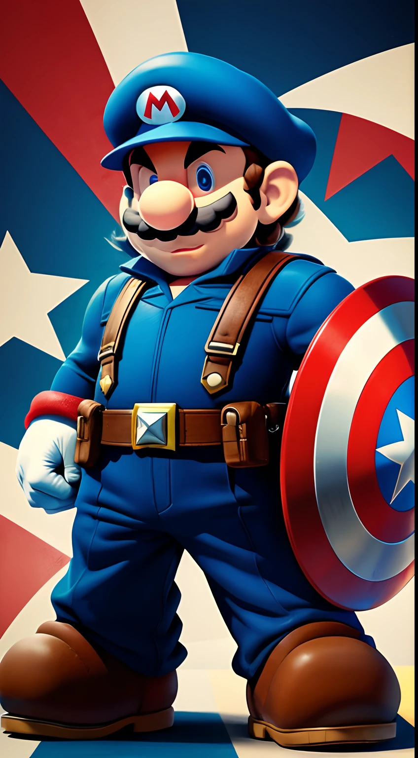 Super mario captain america theme