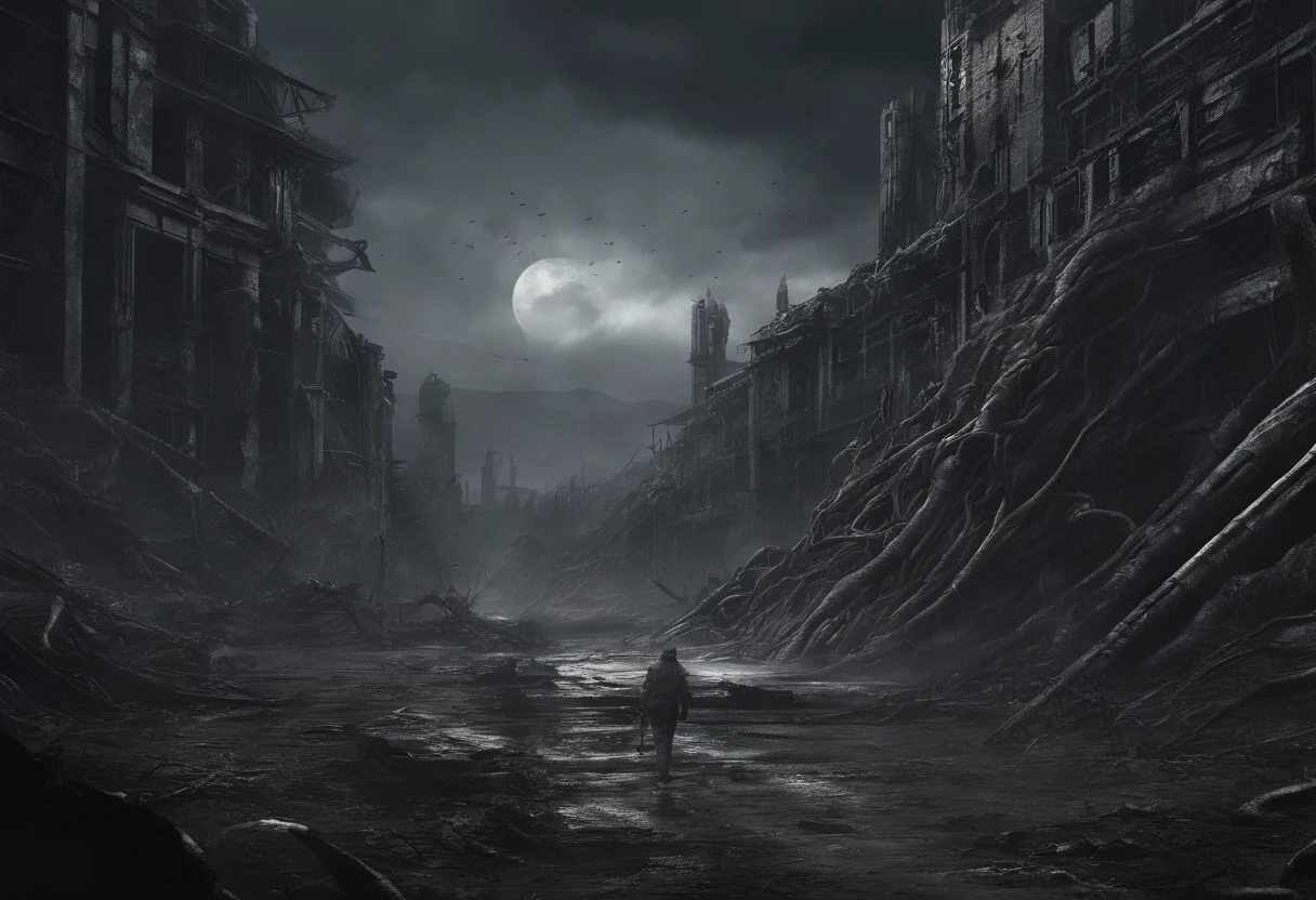((Best quality, 8K, Masterpiece: 1.4)),((Amazing detail: 1.3)),((illustration: 1.2)),((high resolution: 1.1)),Creepy, Horror, Worms, Dark style, Dark fantasy,Tentacle, Flesh-colored, Realistic, Dark atmosphere, Chiaroscuro, filmgrain, peristaltic,