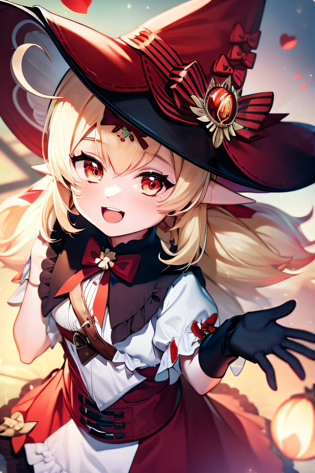 personaje de anime con un sombrero rojo y una capa roja parado frente a un castillo, Impacto de Ayaka Genshin, Genshin, Cushart Krenz Key Art Femenino, granblue fantasy, Ayaka Game Genshin Impact, Impacto de Genshin en videojuegos, Personaje de Genshin Impact, Lalafell, Chica bruja mecanizada, Chica alquimista, Del videojuego Azure Lane