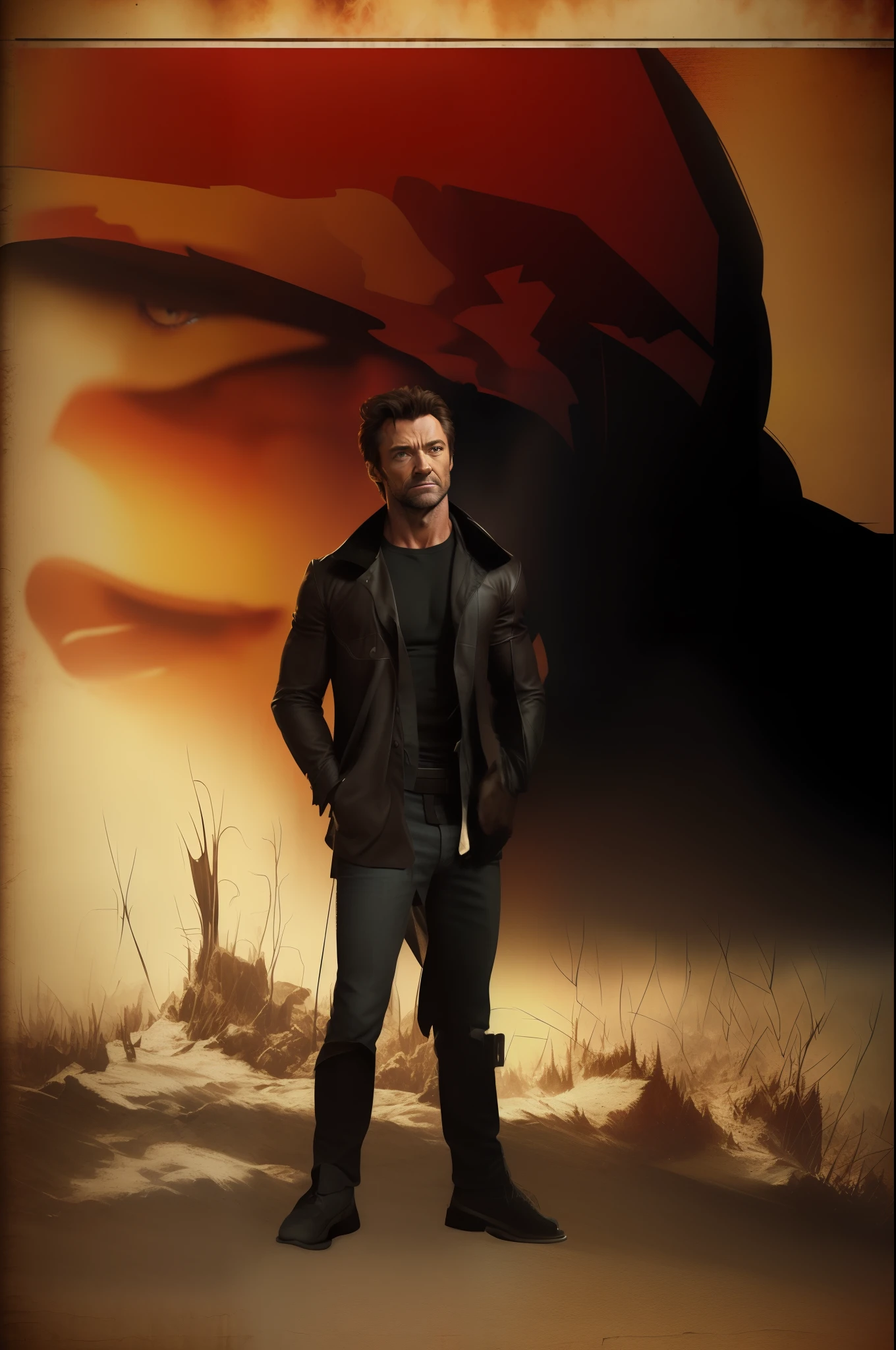 Hugh Jackman as wolverine, vhs effect, (poster:1.6), poster on wall, nostalgia, movie poster, portrait, close up
(skin texture), intricately detailed, fine details, hyperdetailed, raytracing, subsurface scattering, diffused soft lighting, shallow depth of field, by (Oliver Wetter)