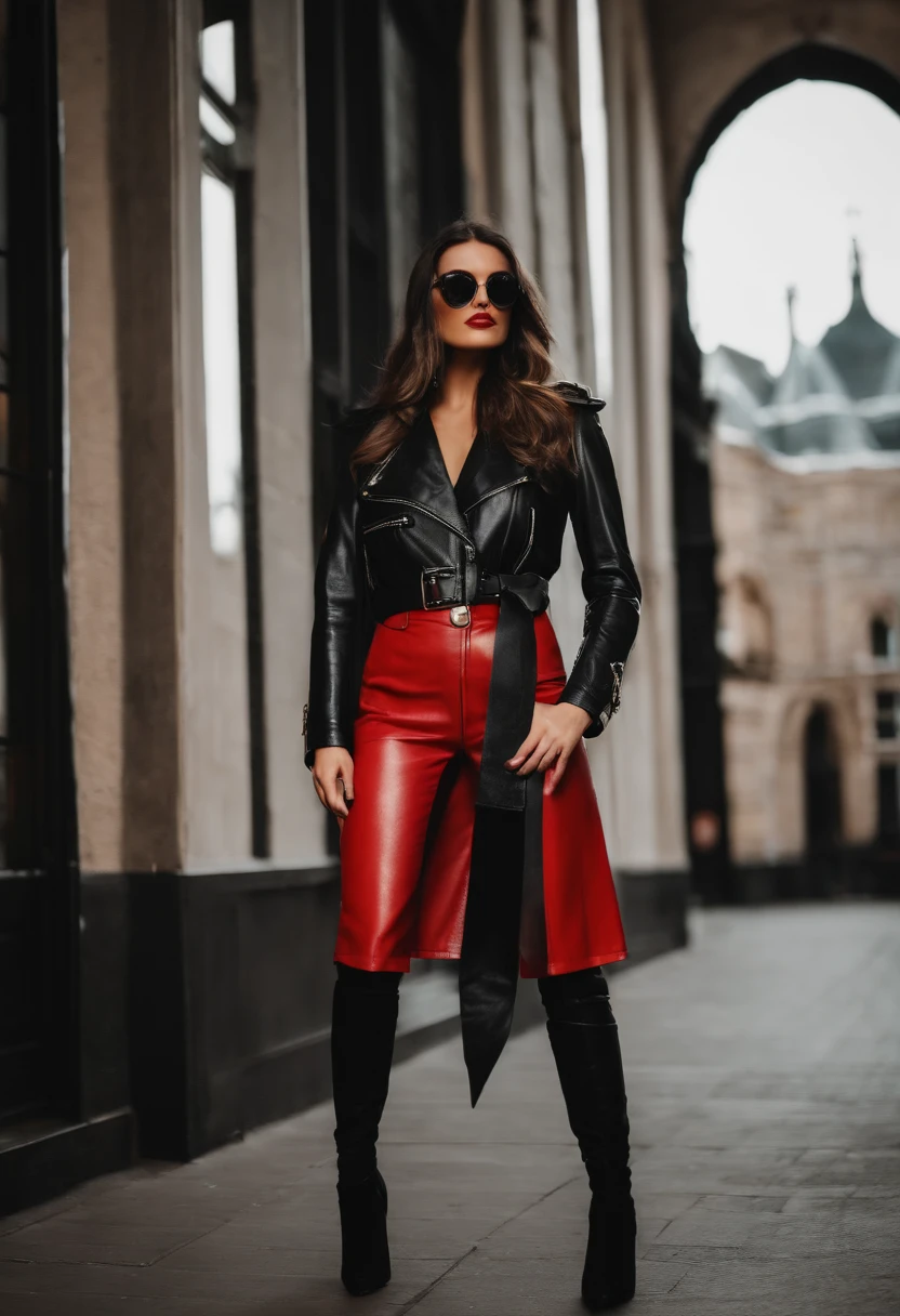 Lola 26 year old brunette influencers dressed in leather