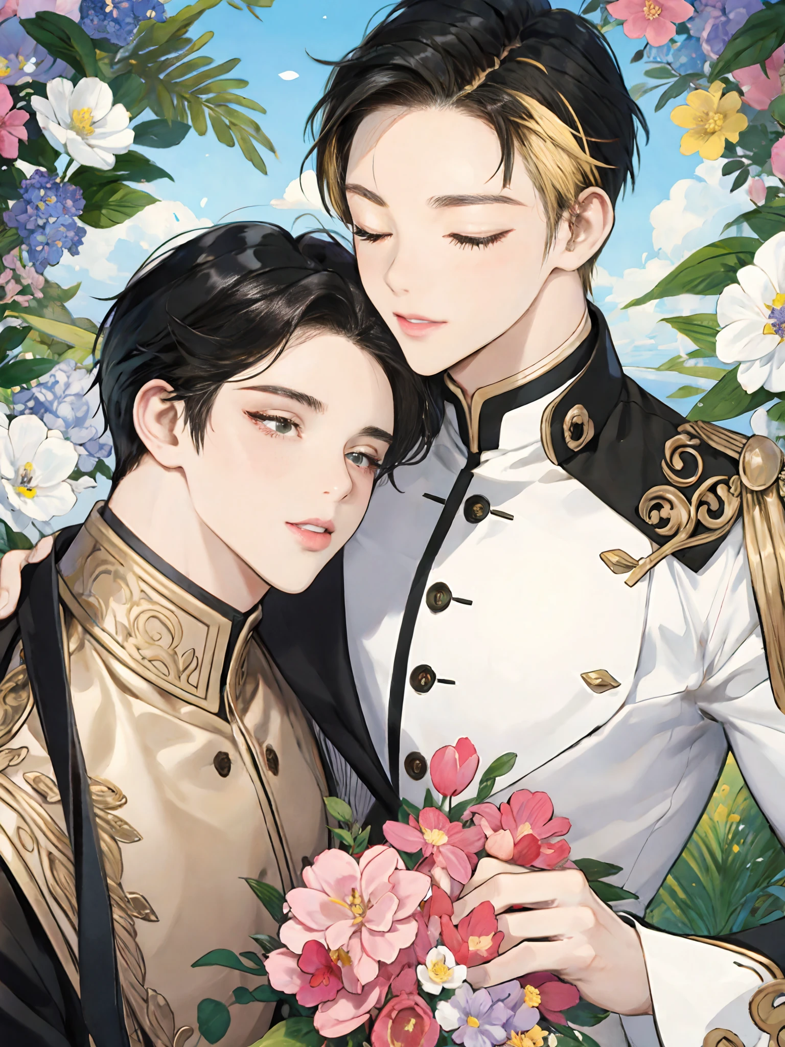 closed eyes,See below、Lower your eyes
